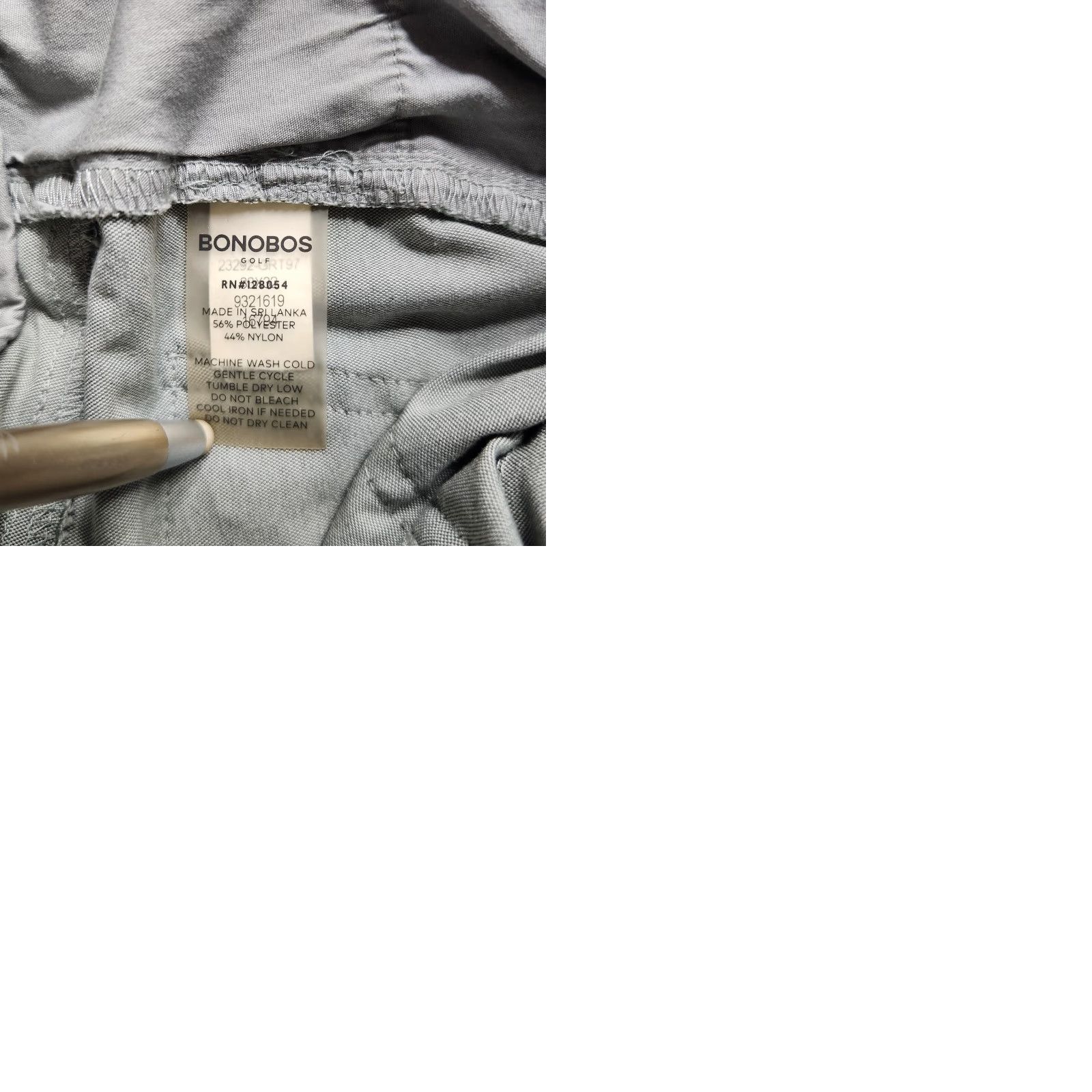 Bonobos VINTAGE Bonobos Mens Lightweight Slim 5-Pocket Golf Pants in Heather Green-Size 33/32 Size US 33 - 9 Thumbnail