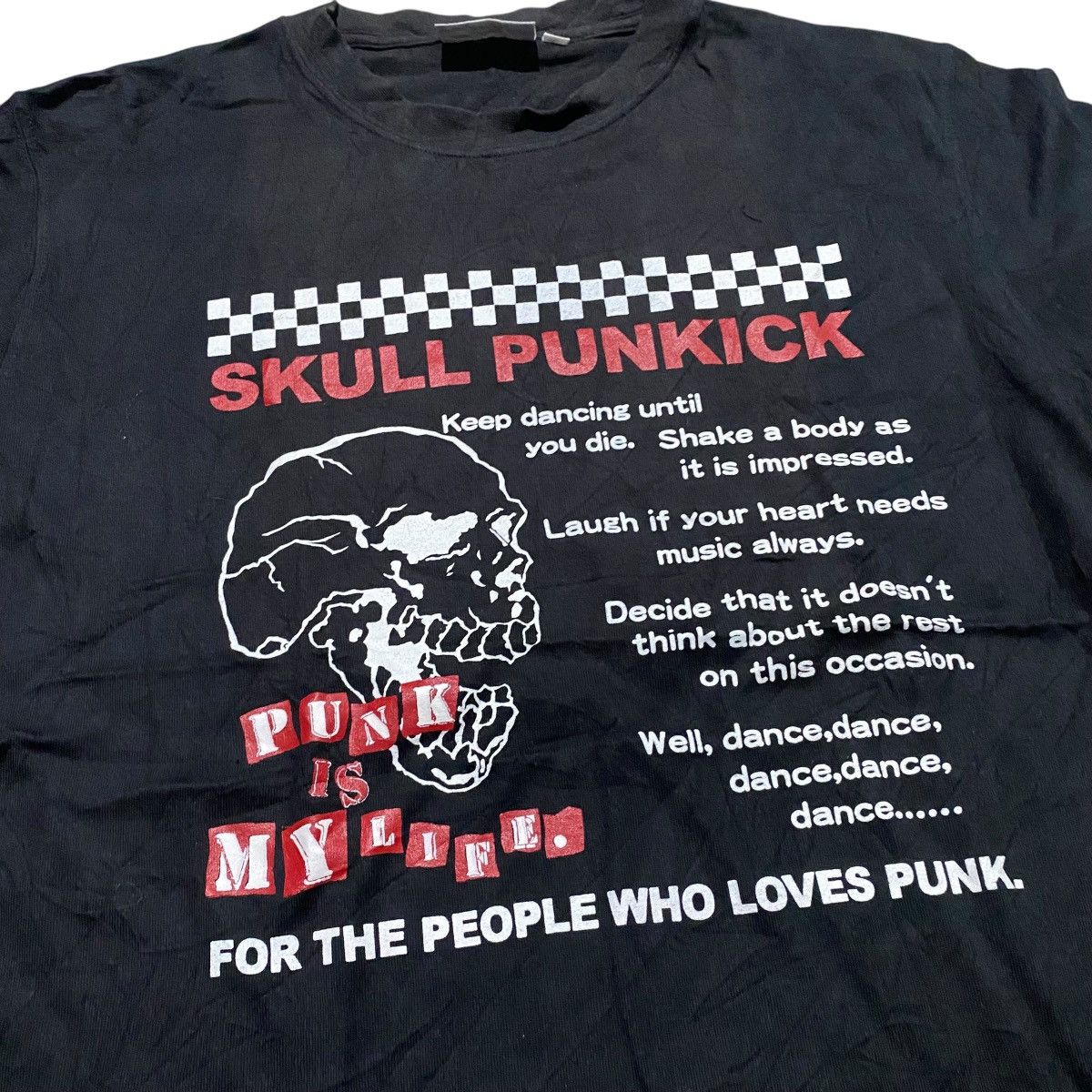 Other Old england basic skull punkick black tee Size US M / EU 48-50 / 2 - 2 Thumbnail