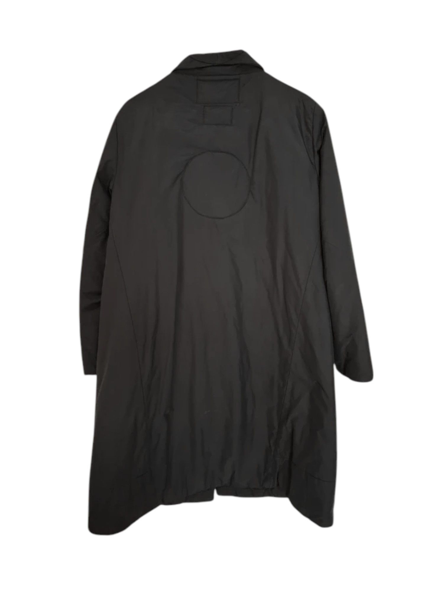 Miu Miu Miu Miu Black Padded Coat with Circular Back Detail, 2000s Size US L / EU 52-54 / 3 - 3 Thumbnail