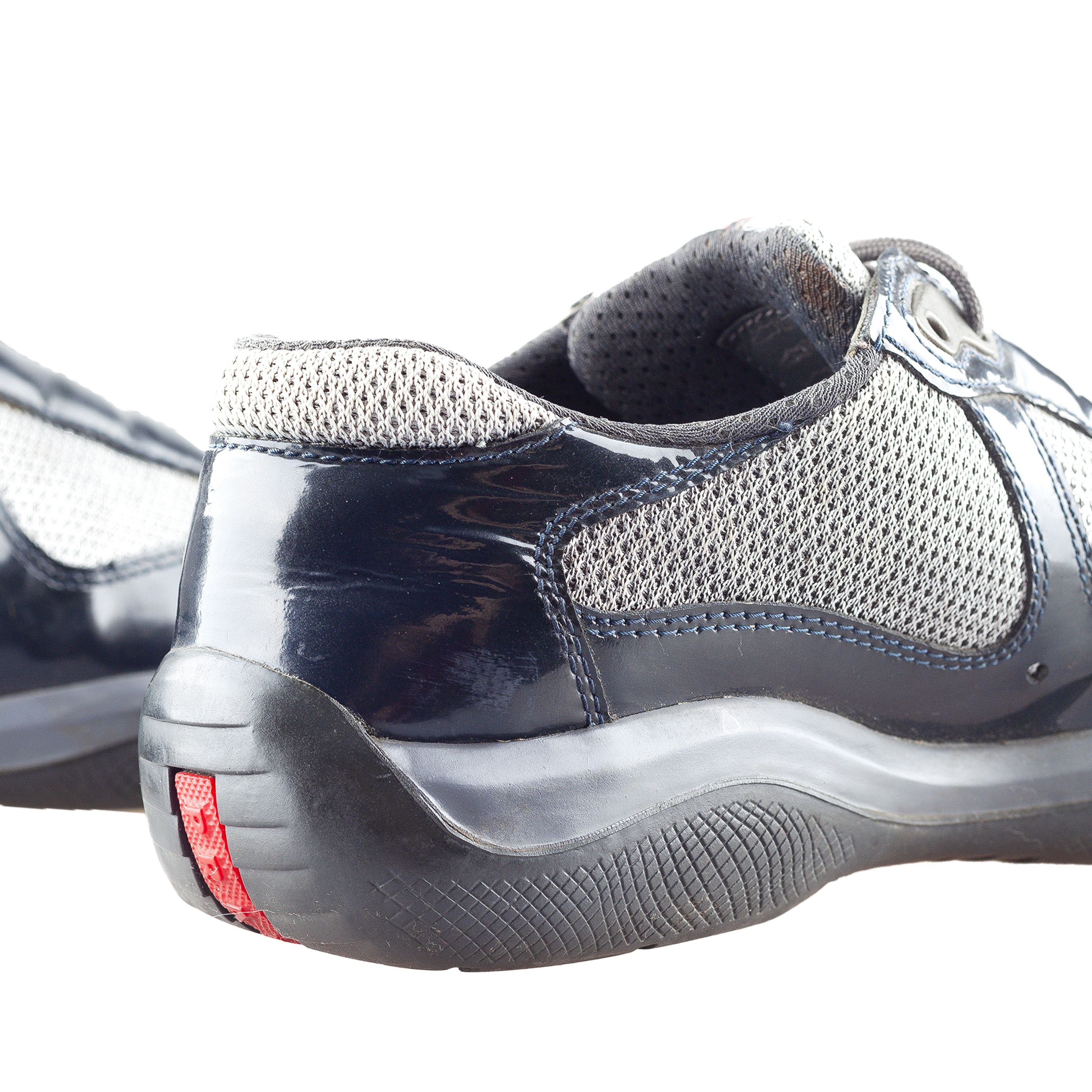 Prada Prada America’s Cup Dark Blue Vintage Sneakers (38 EU) Size US 5 / EU 37 - 5 Thumbnail
