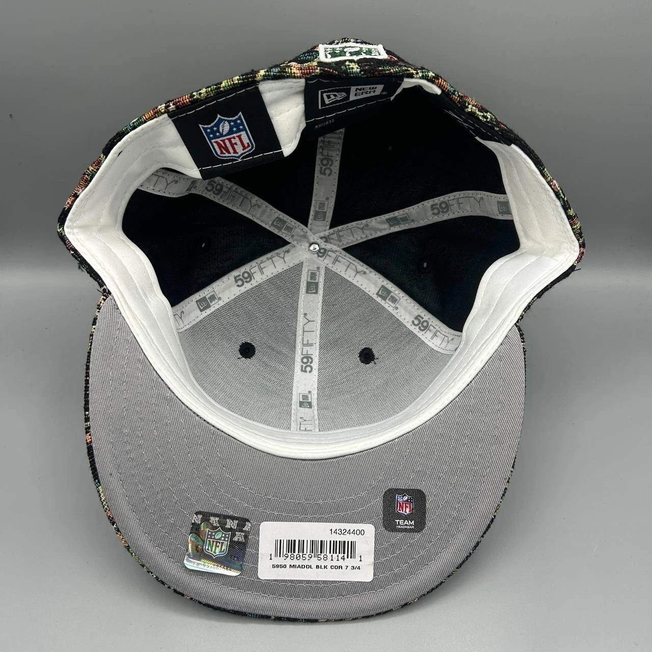 New Era Miami Dolphins NFL Hat 7 3/4 Floral 59Fifty New Era Fitted Size ONE SIZE - 2 Thumbnail