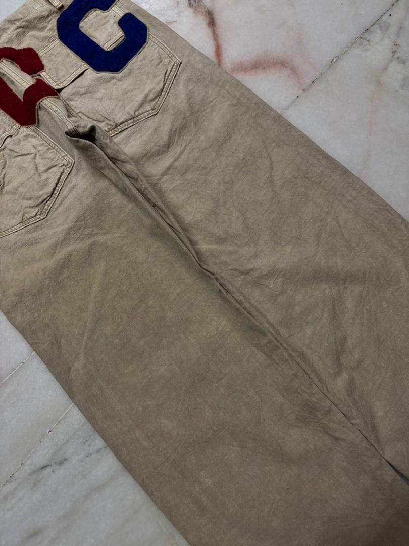 Vintage 💥 Go To Hollywood Baker Pants 90s Sick Faded Y C C Logo Size US 30 / EU 46 - 18 Thumbnail
