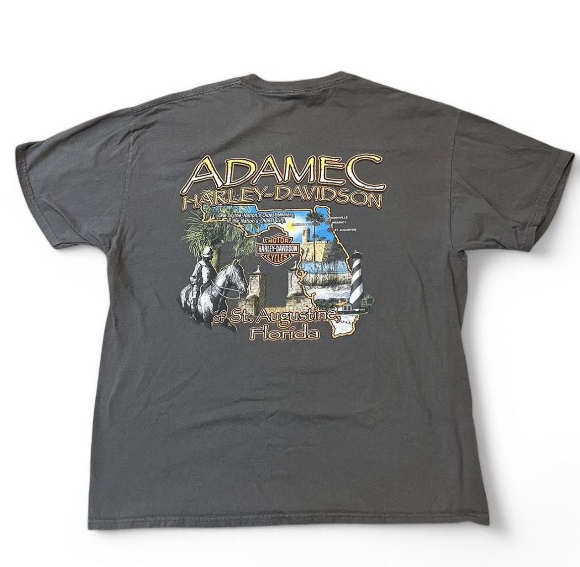 Harley Davidson Harley Davidson St. Augustine Florida T Shirt Size US XL / EU 56 / 4 - 1 Thumbnail
