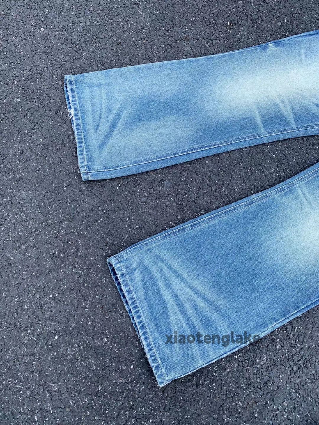 Jean Washed faded punk grunge bootcut hiphop yuppie jeans Size US 32 / EU 48 - 3 Thumbnail