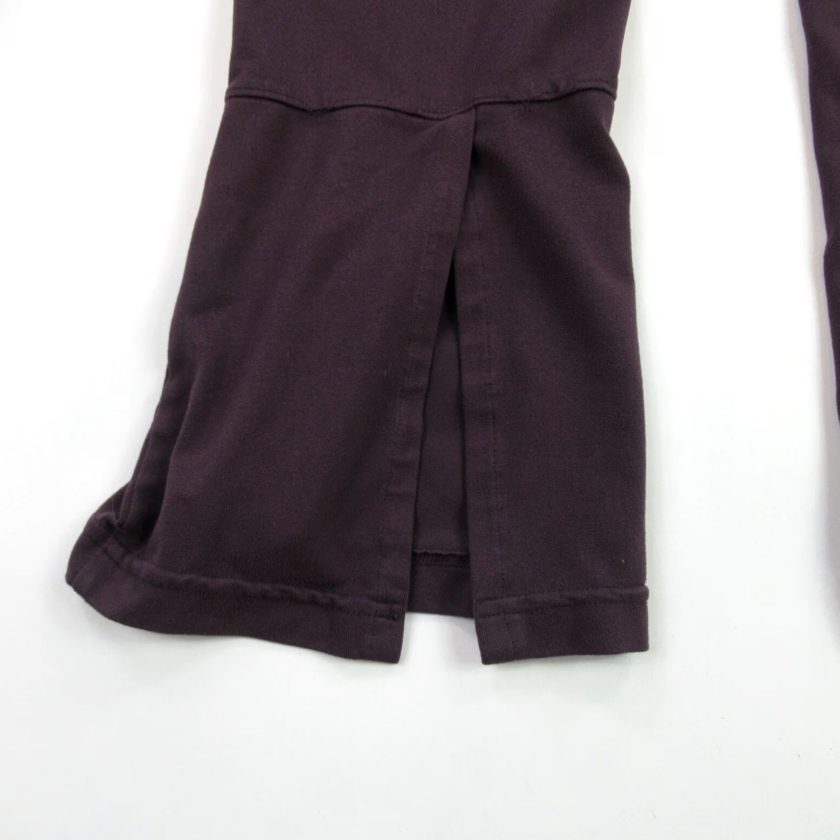 Prana Prana Leggings Women Burgundy Workout Gym Stretch Lightweight Yoga 26X29 Size 32" / US 10 / IT 46 - 4 Thumbnail