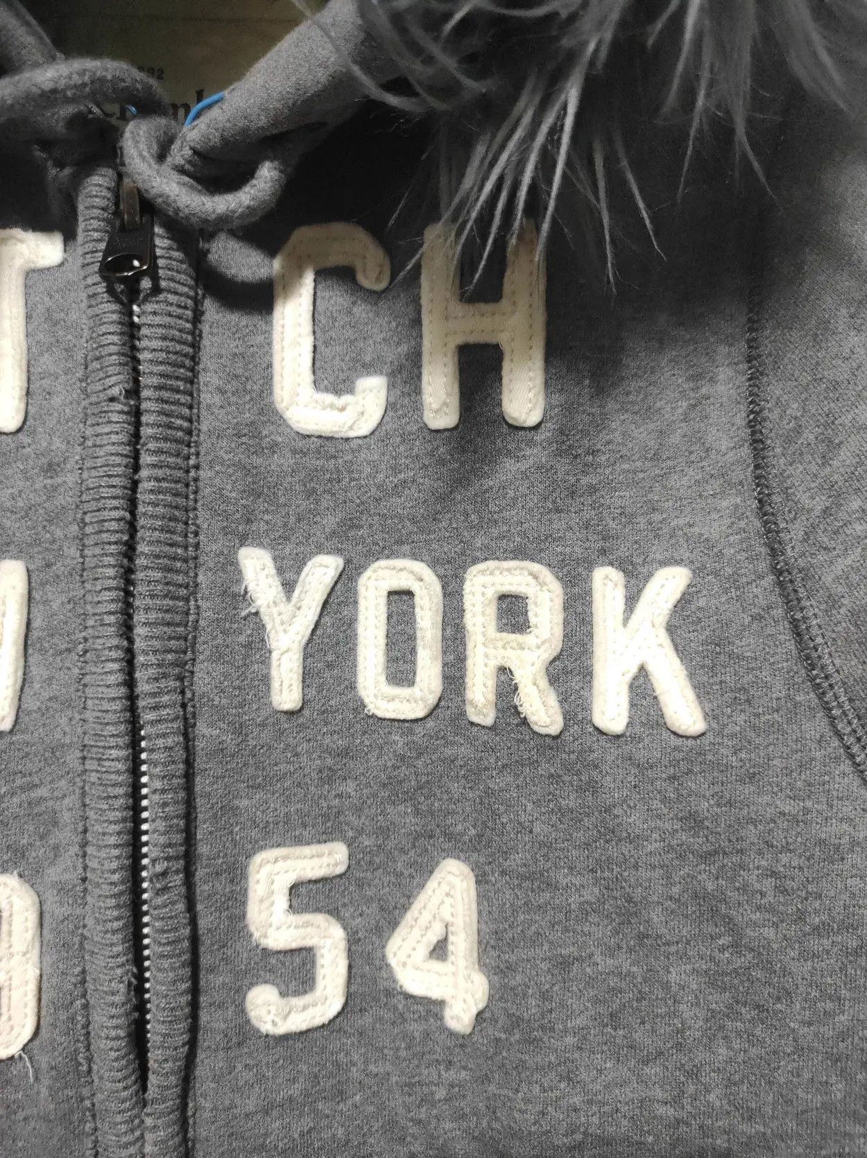 Abercrombie & Fitch Abercrombie & Fitch New York 1954 zip fur hoodie LGB style Size US M / EU 48-50 / 2 - 6 Thumbnail