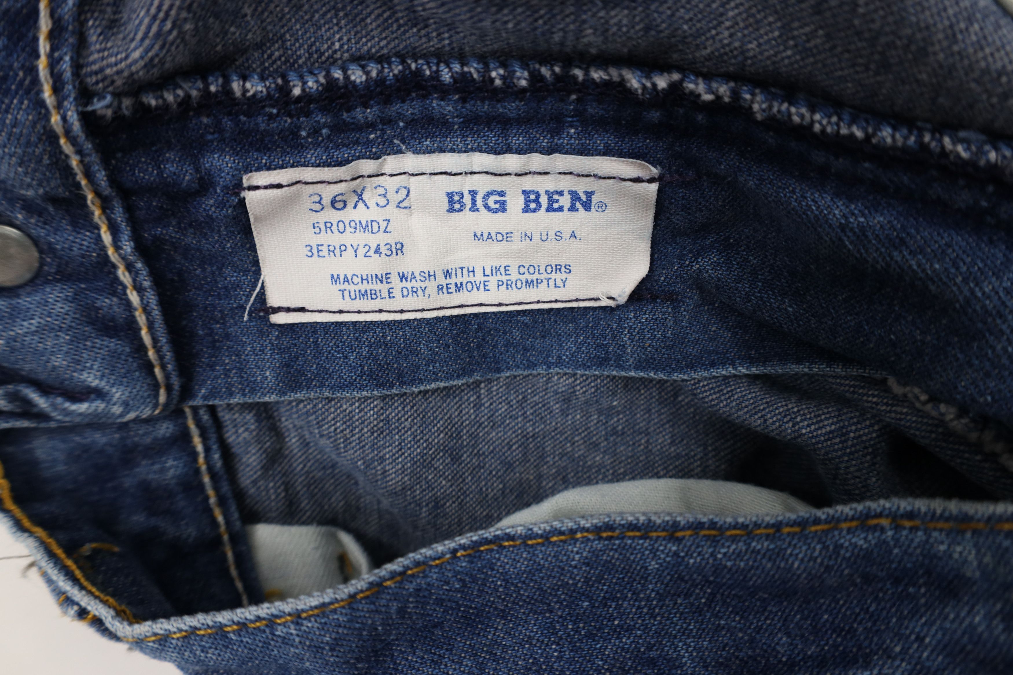 Vintage Vintage 70s Streetwear Wide Leg Dungaree Denim Jeans USA Size US 36 / EU 52 - 10 Thumbnail