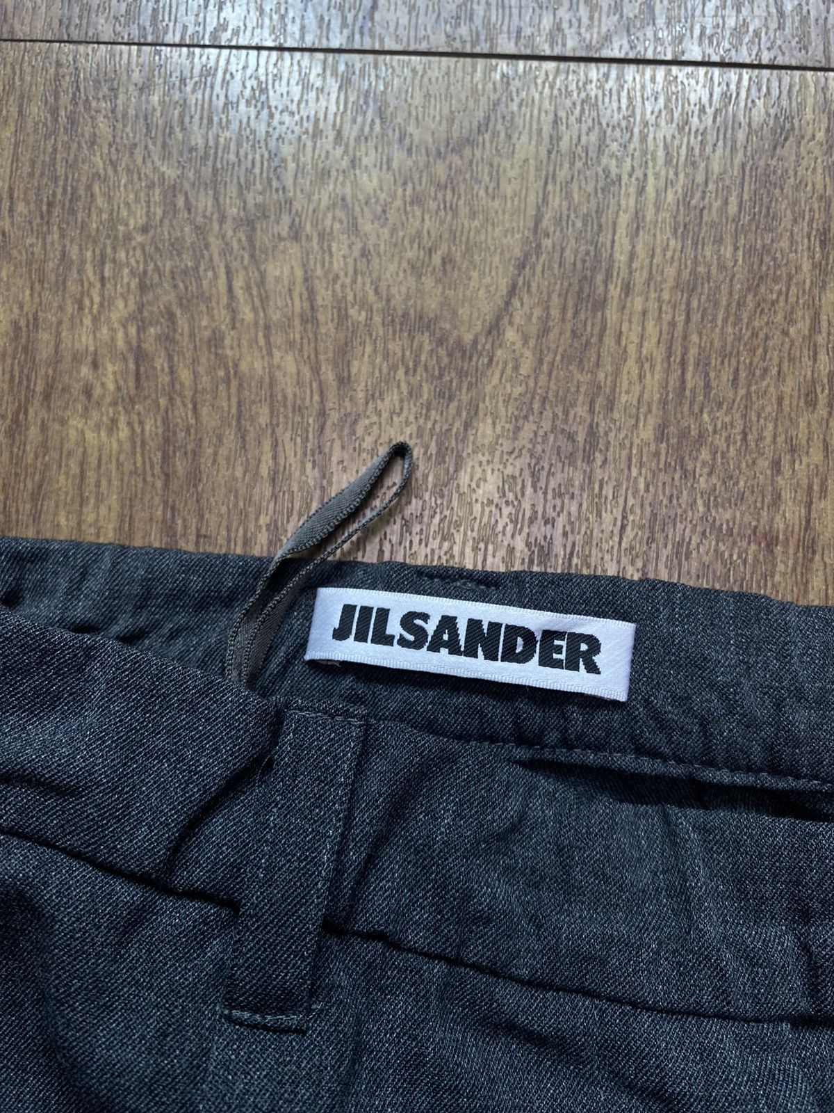 Jil Sander × Raf Simons 2000s Grey Woolblend Trousers Size US 31 - 5 Thumbnail