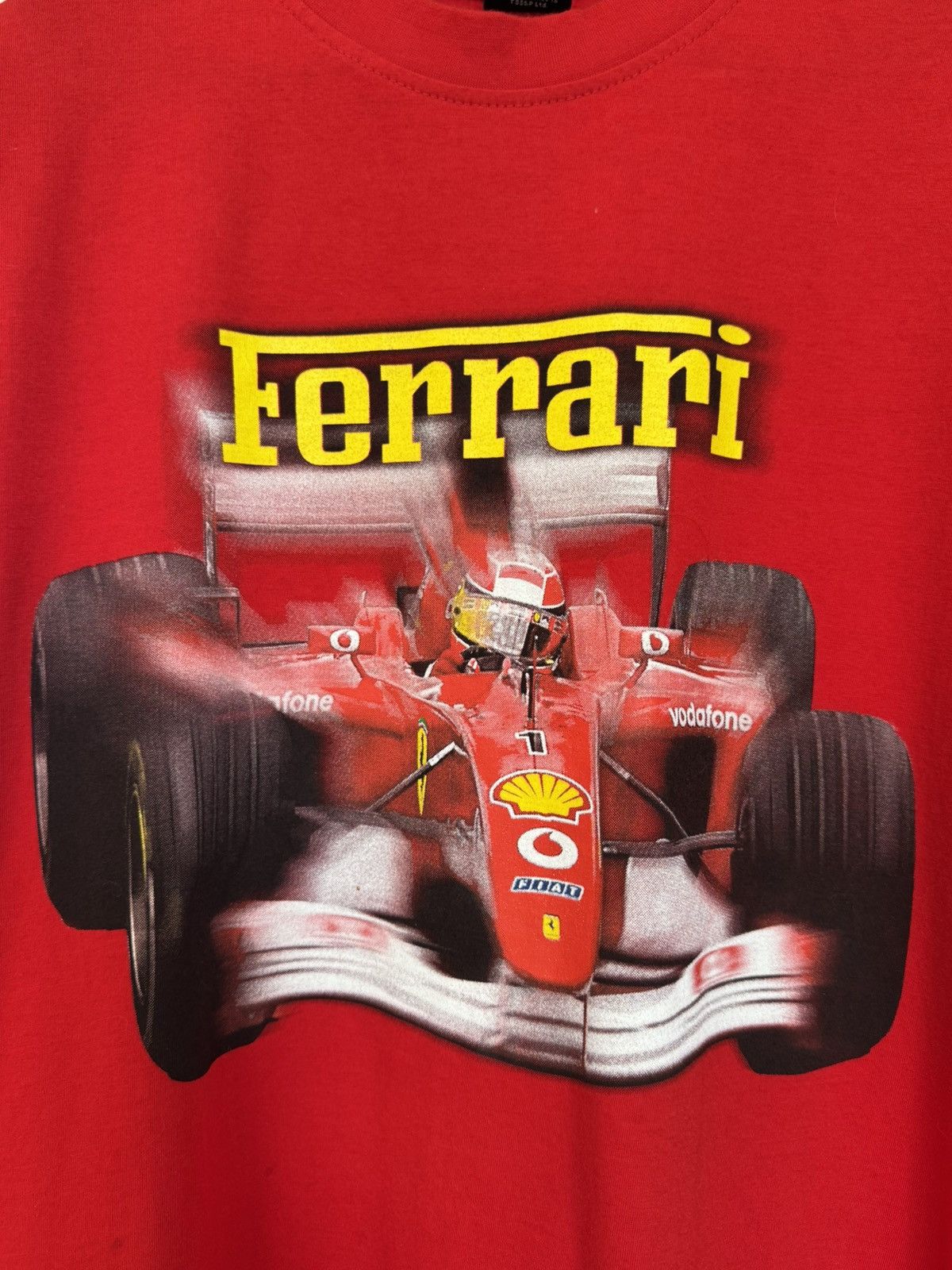 Ferrari Vintage 2000 Ferrari Schumacher Racing Printed T Shirt Size US XL / EU 56 / 4 - 3 Thumbnail