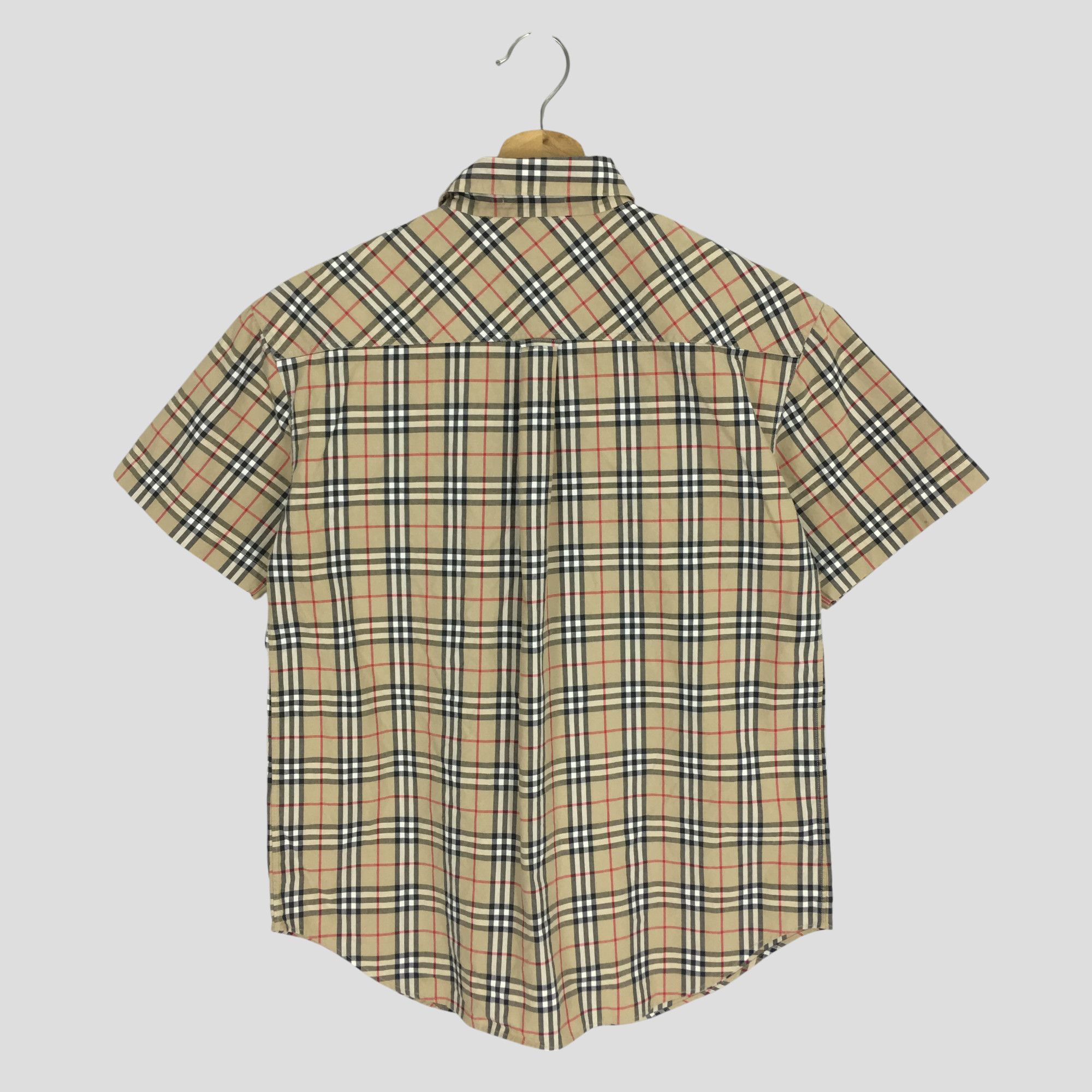 Burberry Burberry Nova Check Beige Luxury Style Button Down Shirt Size US S / EU 44-46 / 1 - 2 Thumbnail