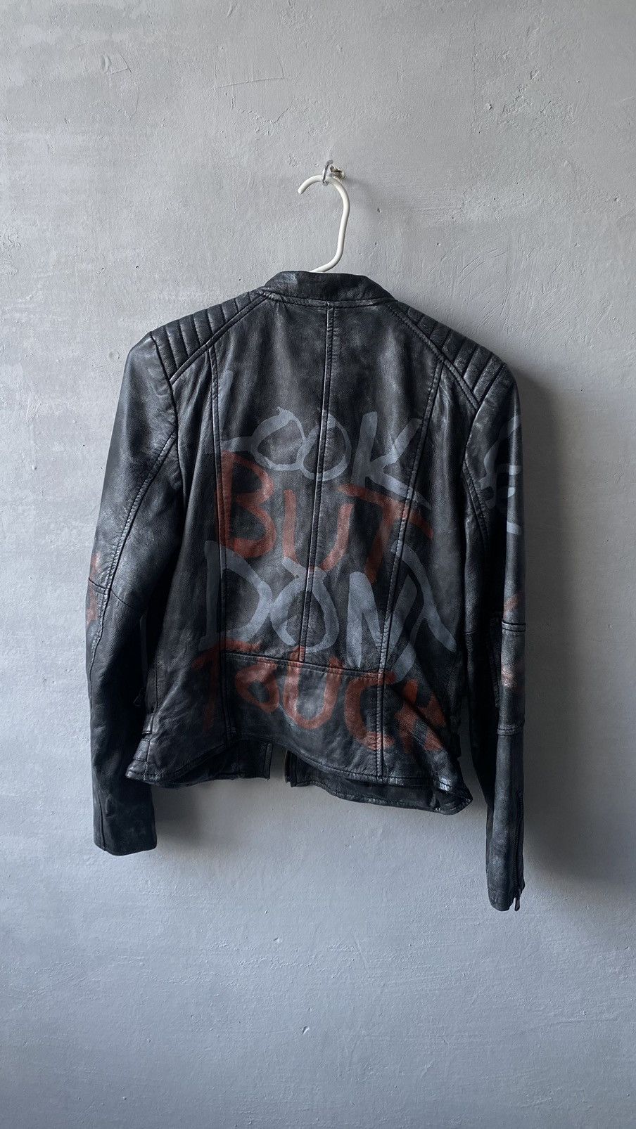 Other Blue Monkey Woman’s leather biker jacket size S Size S / US 4 / IT 40 - 11 Thumbnail