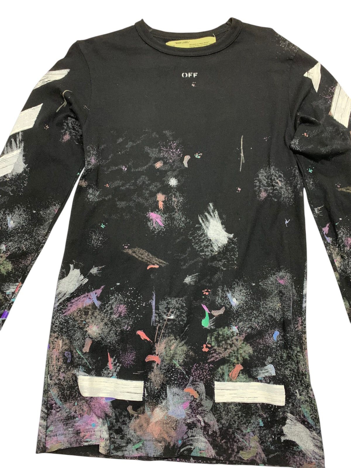 Off-White × Vintage Men’s off-white diag galaxy b long sleeve Size US S / EU 44-46 / 1 - 3 Thumbnail