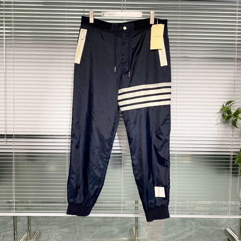Thom Browne Thom Browne Classic Stripe Casual Pants - dmc Size US 32 / EU 48 - 1 Thumbnail