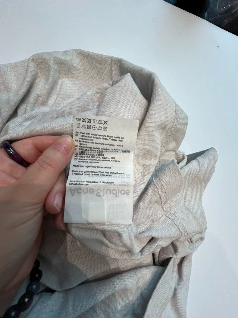 Acne Studios Acne Studios A white top with short sleeves Size M / US 6-8 / IT 42-44 - 6 Thumbnail