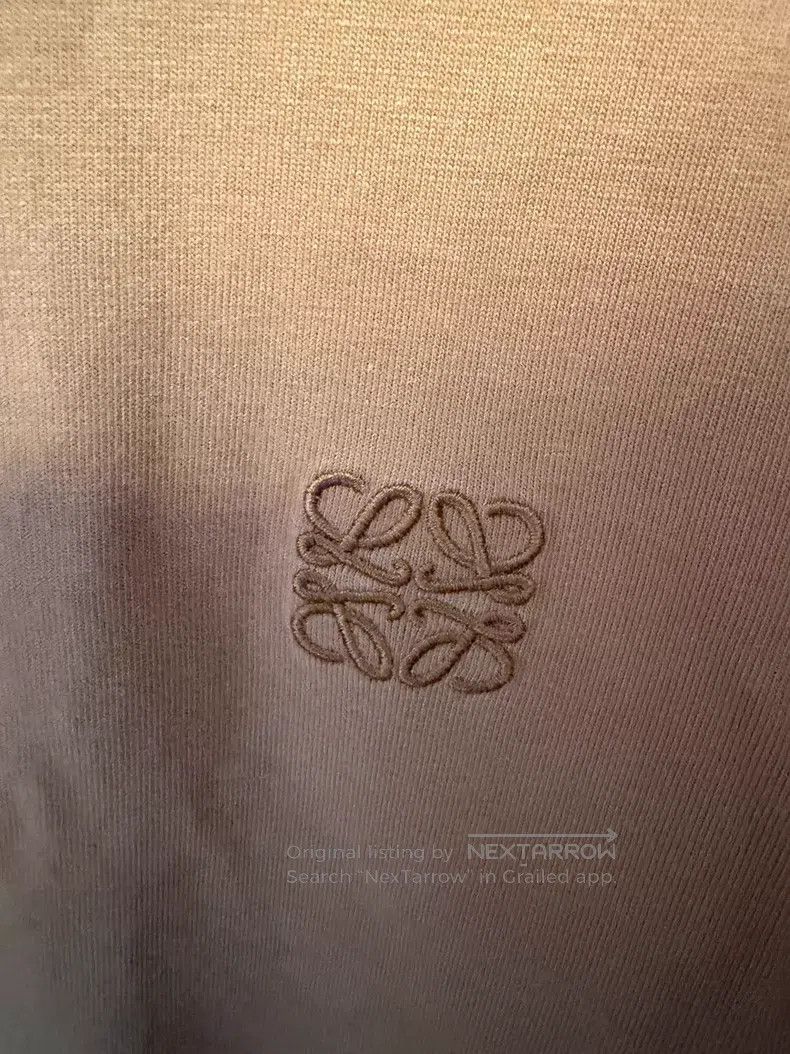 Loewe Loewe Short Sleeve T-Shirt with Small Logo Embroidery on C Size S / US 4 / IT 40 - 5 Thumbnail