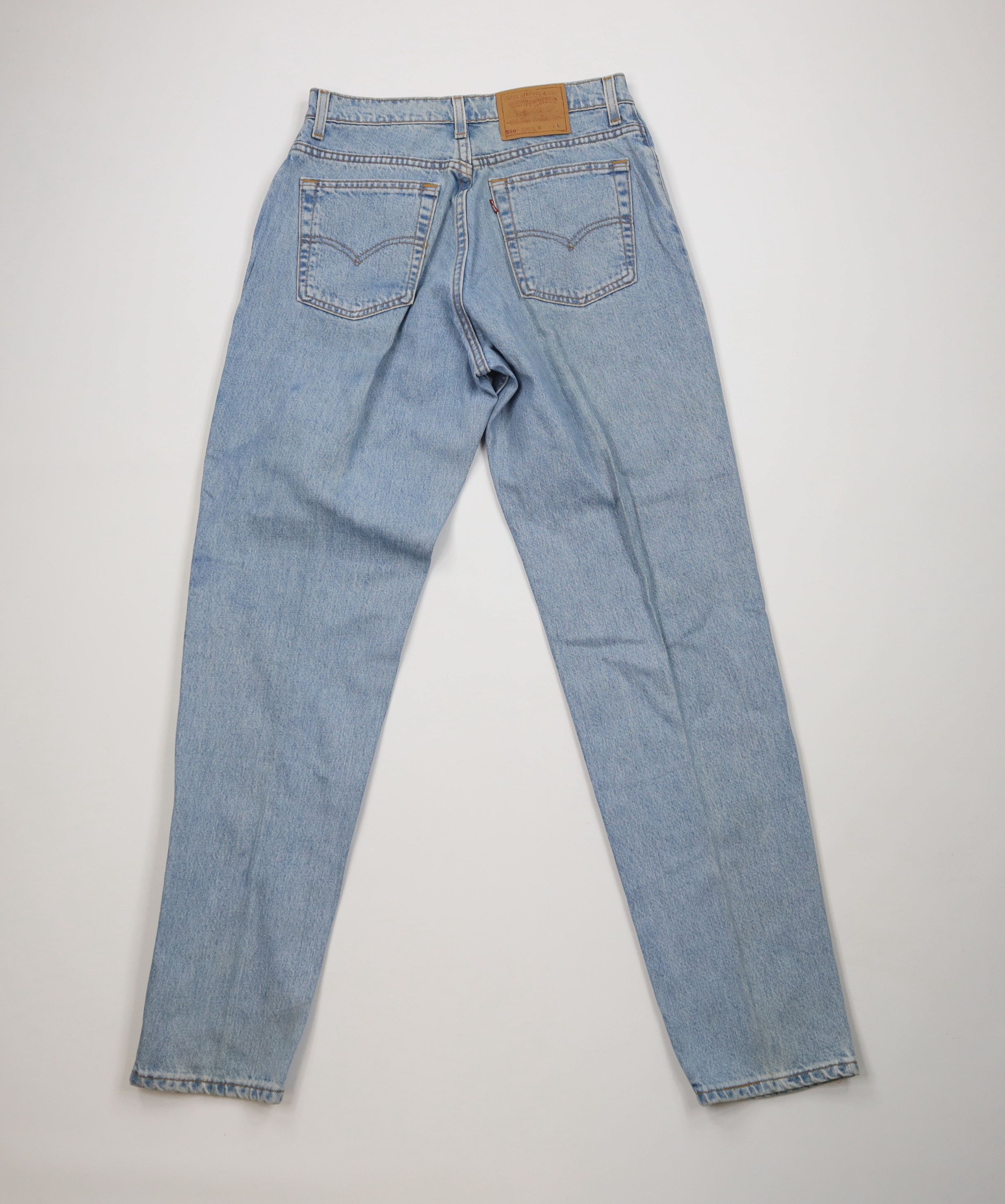 Levi's Vintage 90s Levis 550 Relaxed Tapered Leg Denim Jeans USA Size 36" / US 14 / IT 50 - 11 Thumbnail