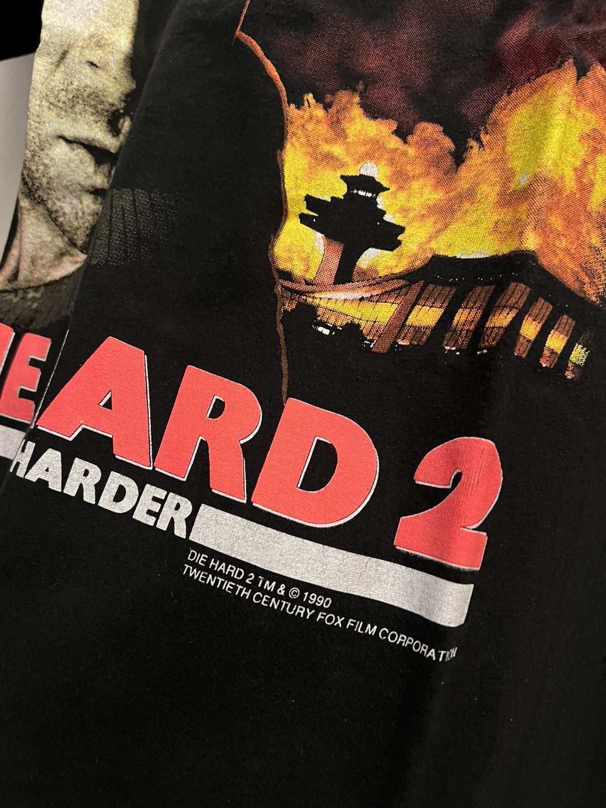 Vintage Vintage 1990 Die Hard 2 Die Harder Size US L / EU 52-54 / 3 - 6 Thumbnail