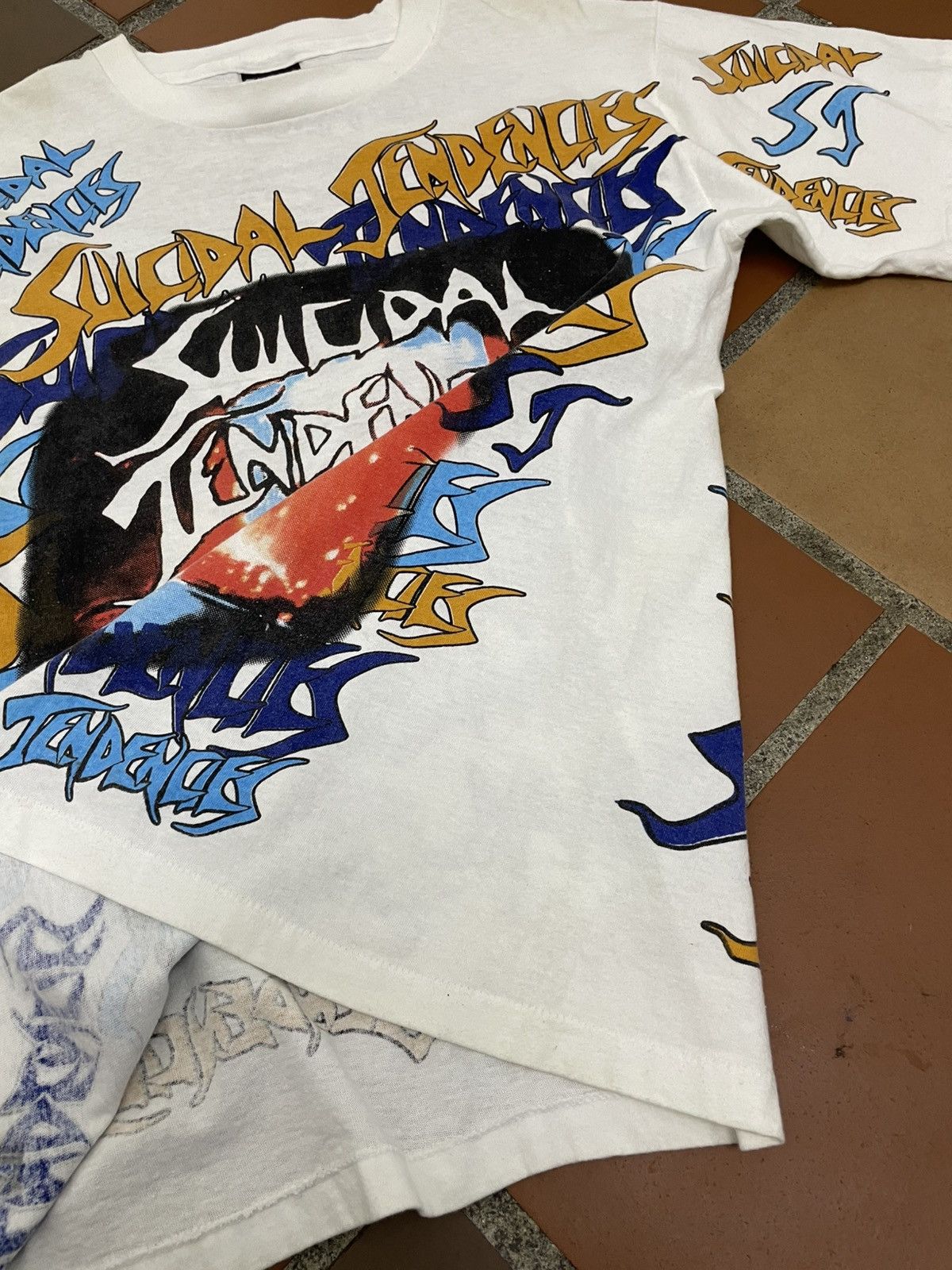 Band Tees Custom Tee Suicidal Tendencies All Over Print 80s Size US L / EU 52-54 / 3 - 6 Thumbnail