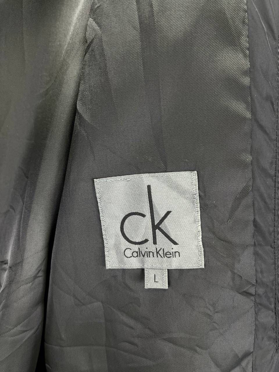 Calvin Klein Vintage Calvin Klein Black Zip Up Luxury Long Jacket Size US L / EU 52-54 / 3 - 7 Thumbnail