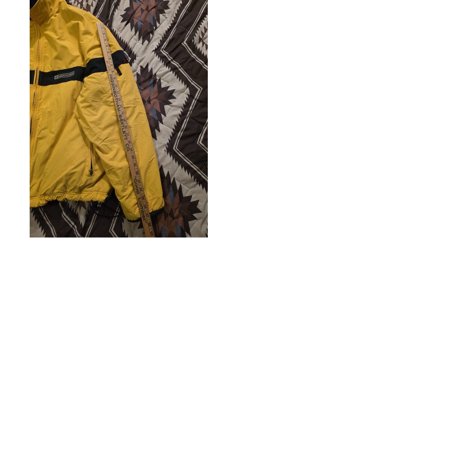 Abercrombie & Fitch VINTAGE Abercrombie & Fitch Jacket XL Men's Yellow Parka Fleece Lined Zip Full Zip Logo Embroidered Ski Outdoor 90s Winter Mens Size US XL / EU 56 / 4 - 9 Thumbnail