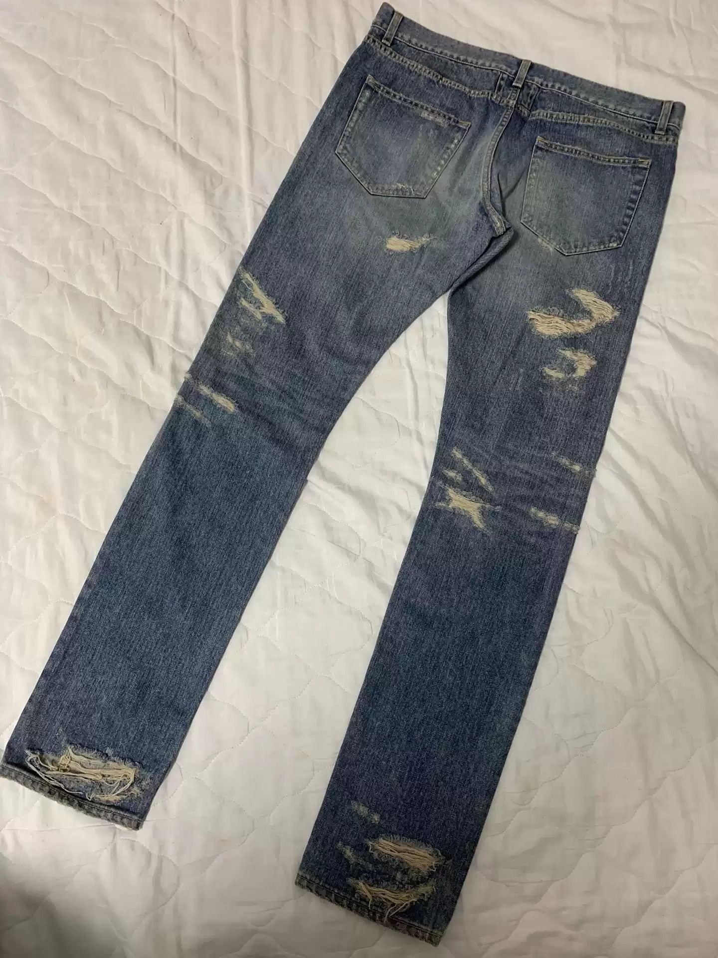 Saint Laurent Paris Saint laurent ysl show blue jeans.-2505 Size US 34 / EU 50 - 2 Thumbnail
