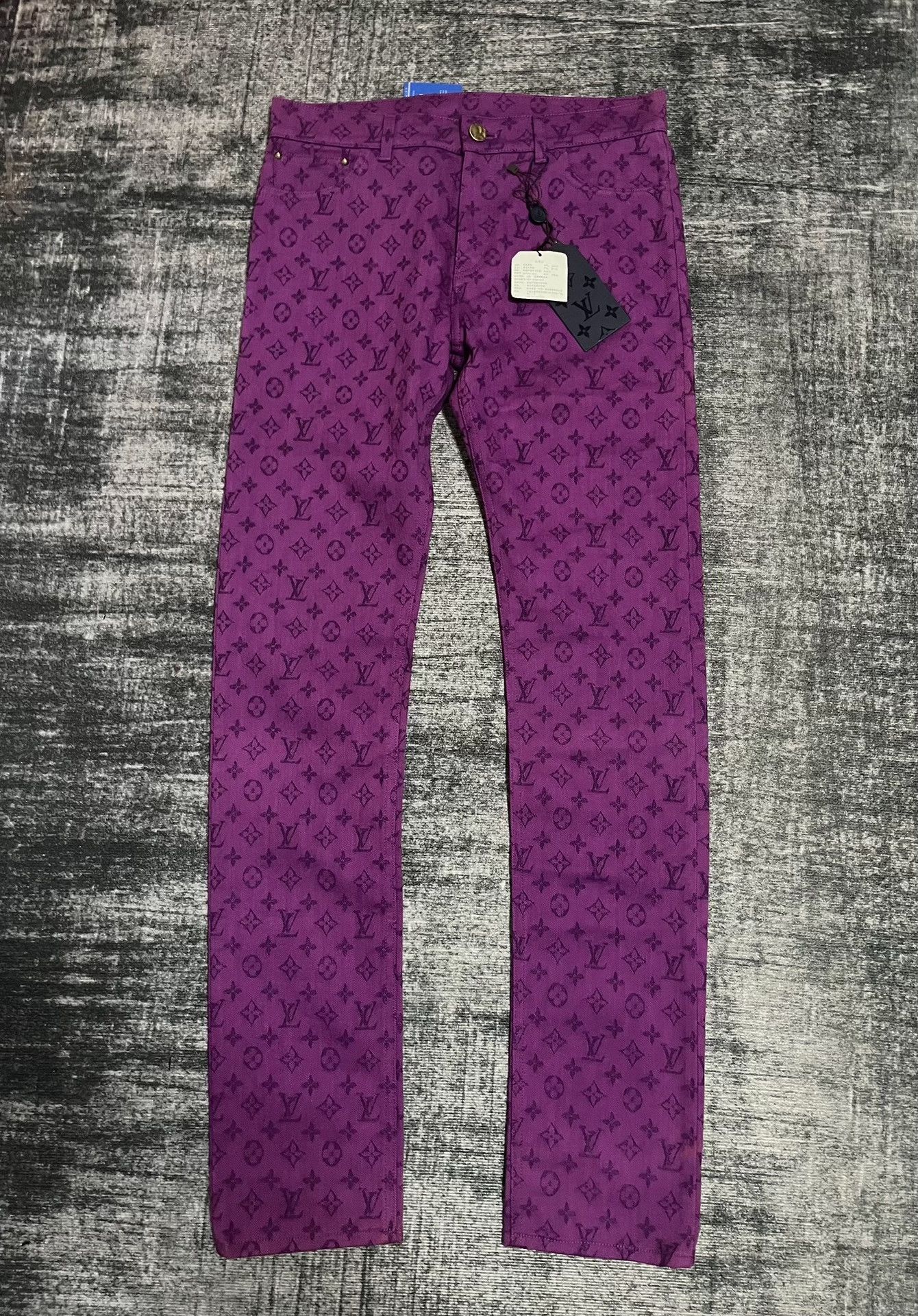 Louis Vuitton Louis Vuitton Denim Purple Denim Jeans 29 Men Size US 29 - 1 Thumbnail