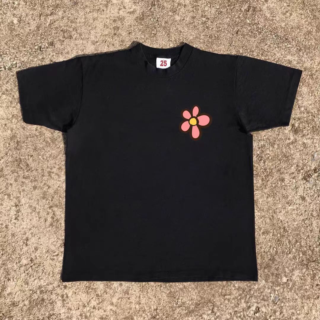 Japanese Brand × Vintage Black casual retro floral print t-shirt Size US M / EU 48-50 / 2 - 2 Thumbnail