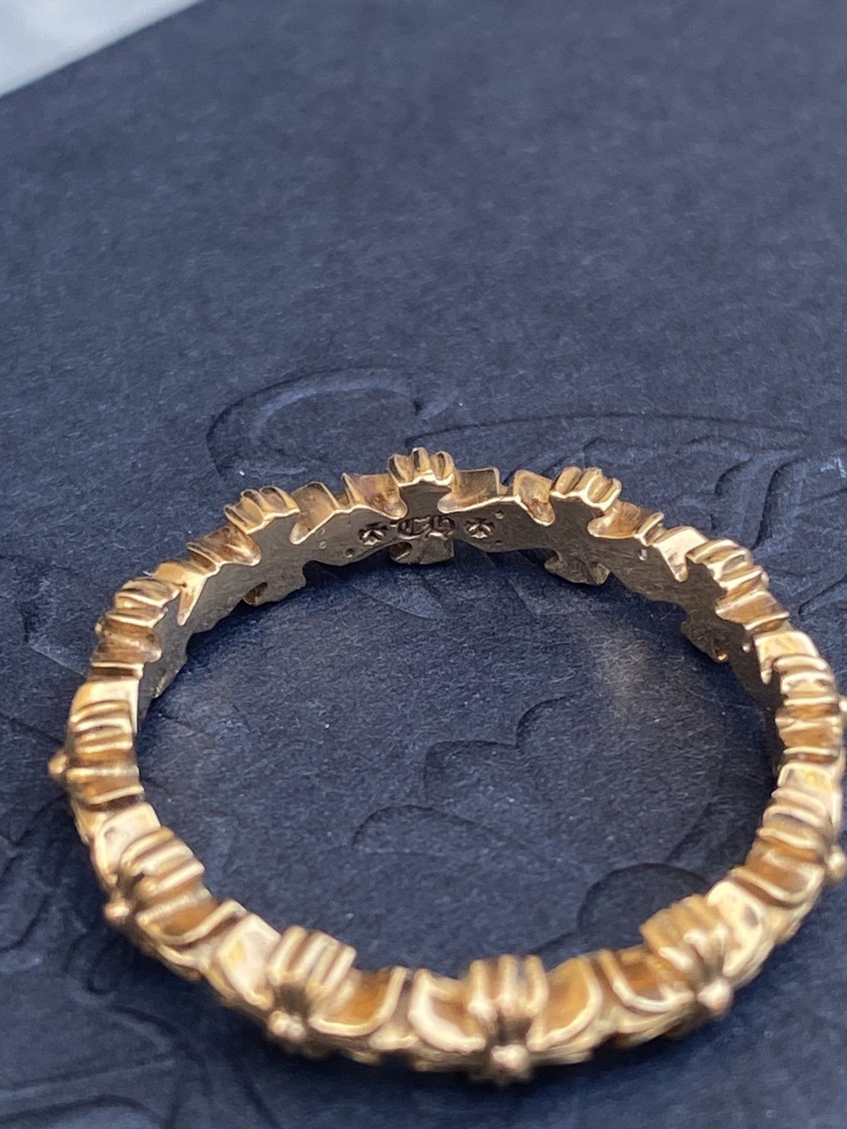 Chrome Hearts Chrome Hearts 22K Gold Tiny E Ring Size 7 Size ONE SIZE - 4 Thumbnail