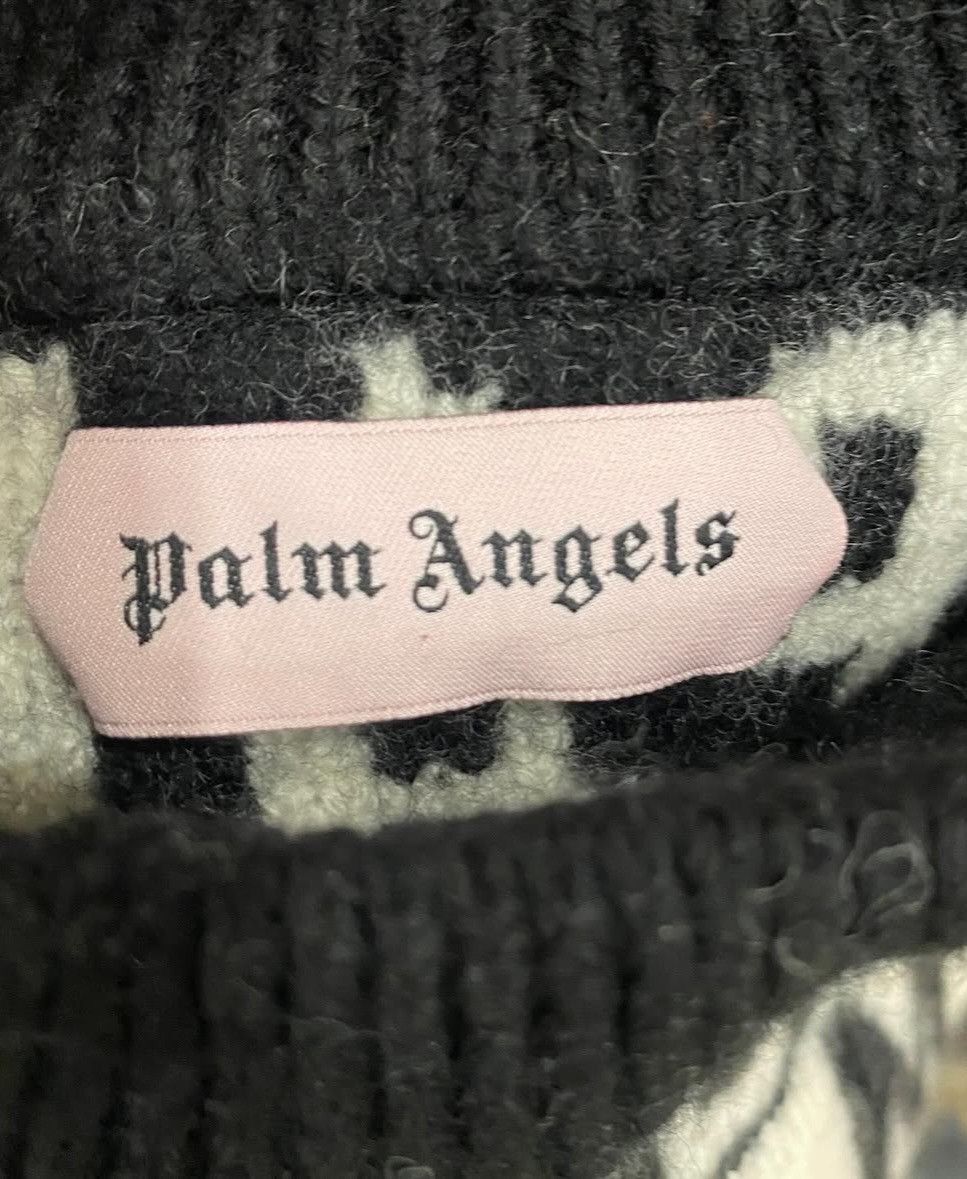 Palm Angels Palm Angel Spellout Allover Knit Sweater Size US M / EU 48-50 / 2 - 4 Thumbnail