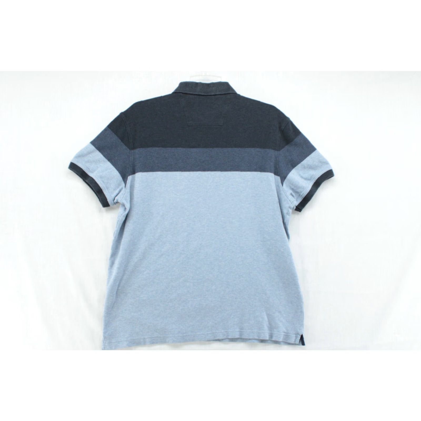 Vintage 7 Diamonds Polo Shirt Men’s Medium Blue Striped Short Sleeve 100% Cotton Preppy Size US M / EU 48-50 / 2 - 3 Thumbnail