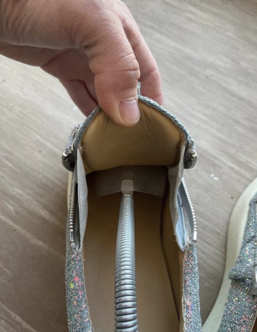 Giuseppe Zanotti Guiseppe Zanotti Glitter May London Sneakers Silver Luxury Size US 8.5 / IT 38.5 - 10 Thumbnail