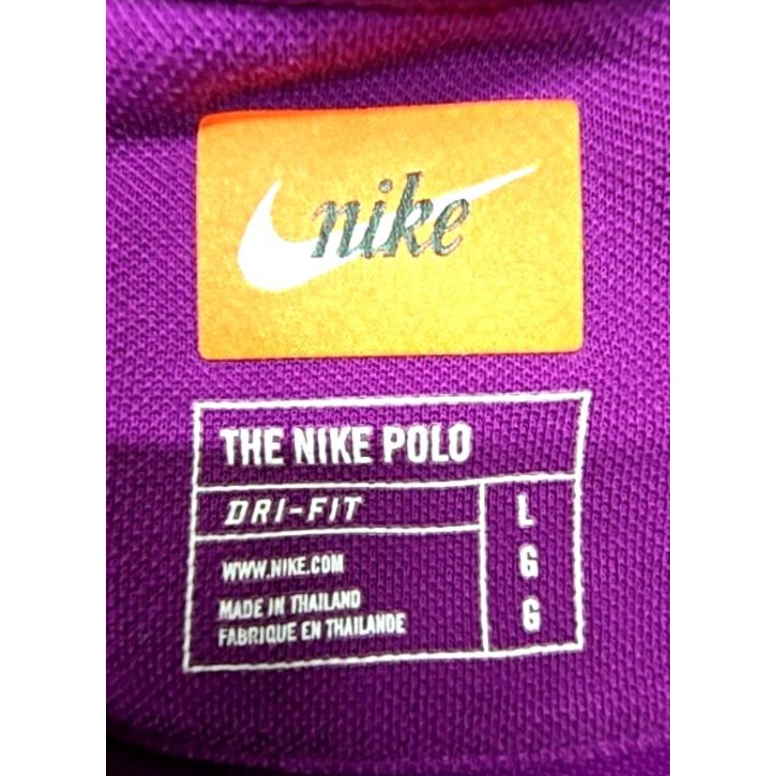 Nike Nike Men Purple Dri-Fit Polo Shirt Big & Tall L Slim Fit Polo Shirt Men Purple Dri-Fit Nike Big & Tall L Slim Fit Size US L / EU 52-54 / 3 - 3 Thumbnail