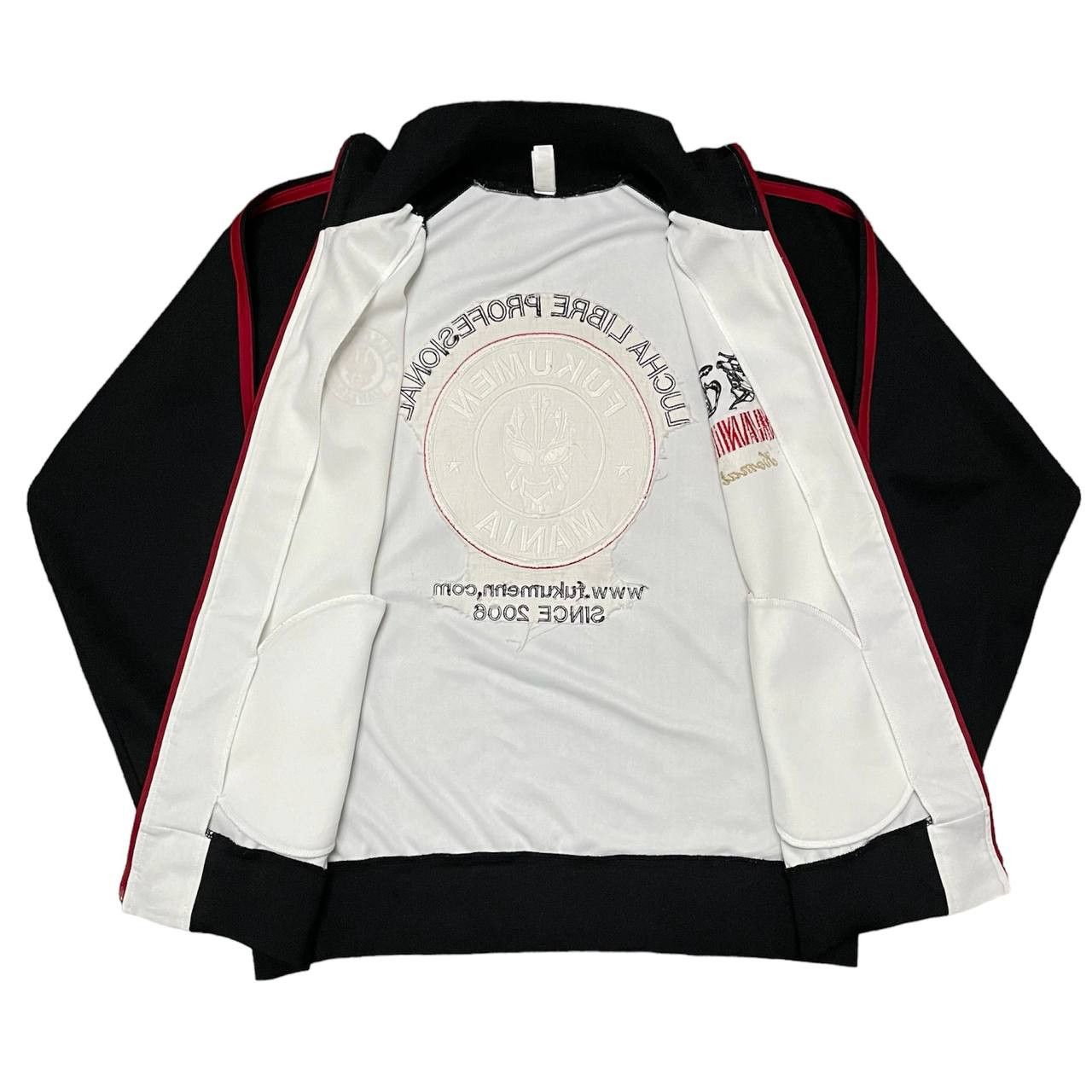 Japanese Brand Vintage Fukumen Mania Sweater Track Jacket Size US XL / EU 56 / 4 - 9 Thumbnail