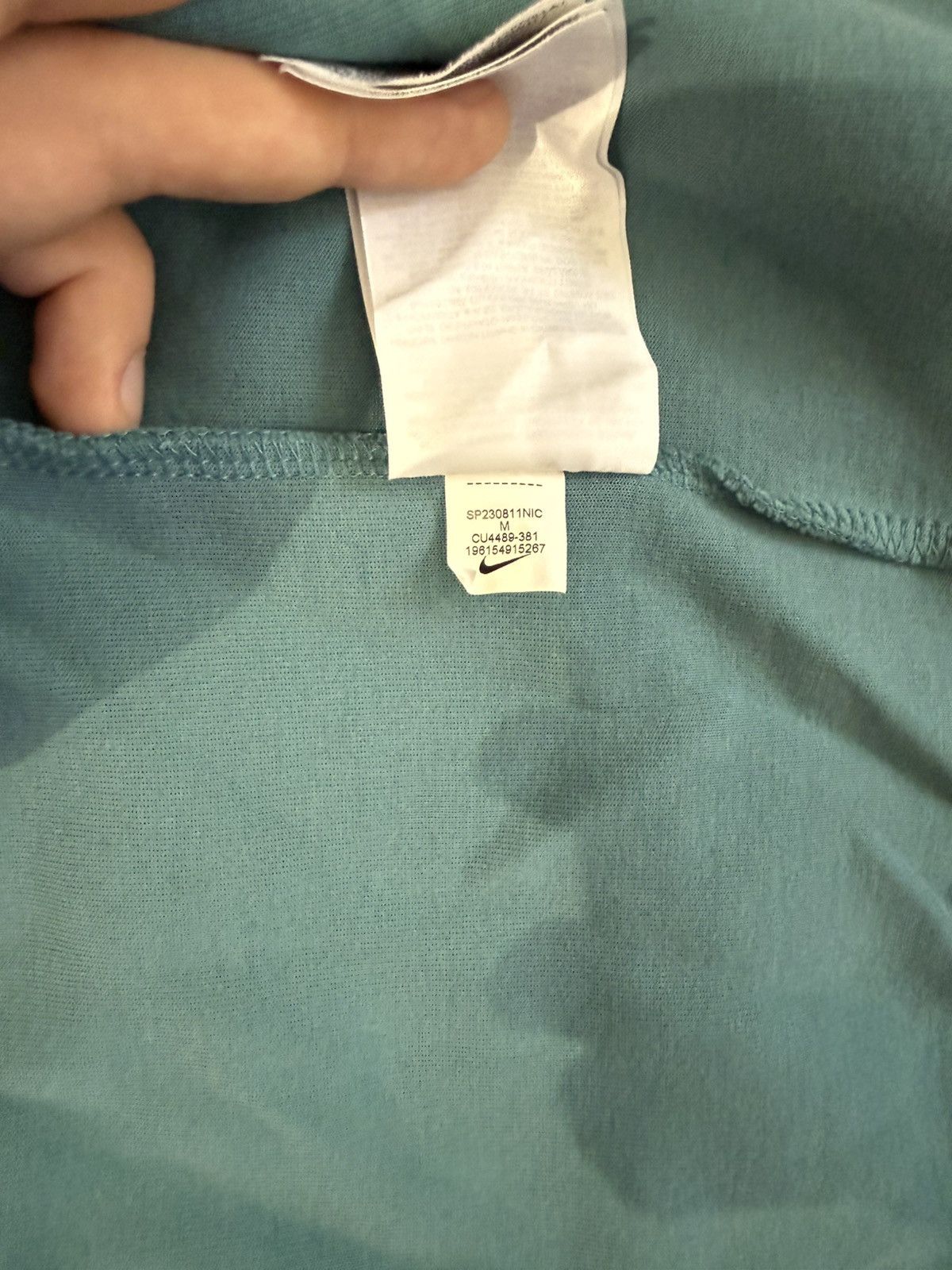 Nike green/turquoise nike tech fleece Size US M / EU 48-50 / 2 - 5 Thumbnail