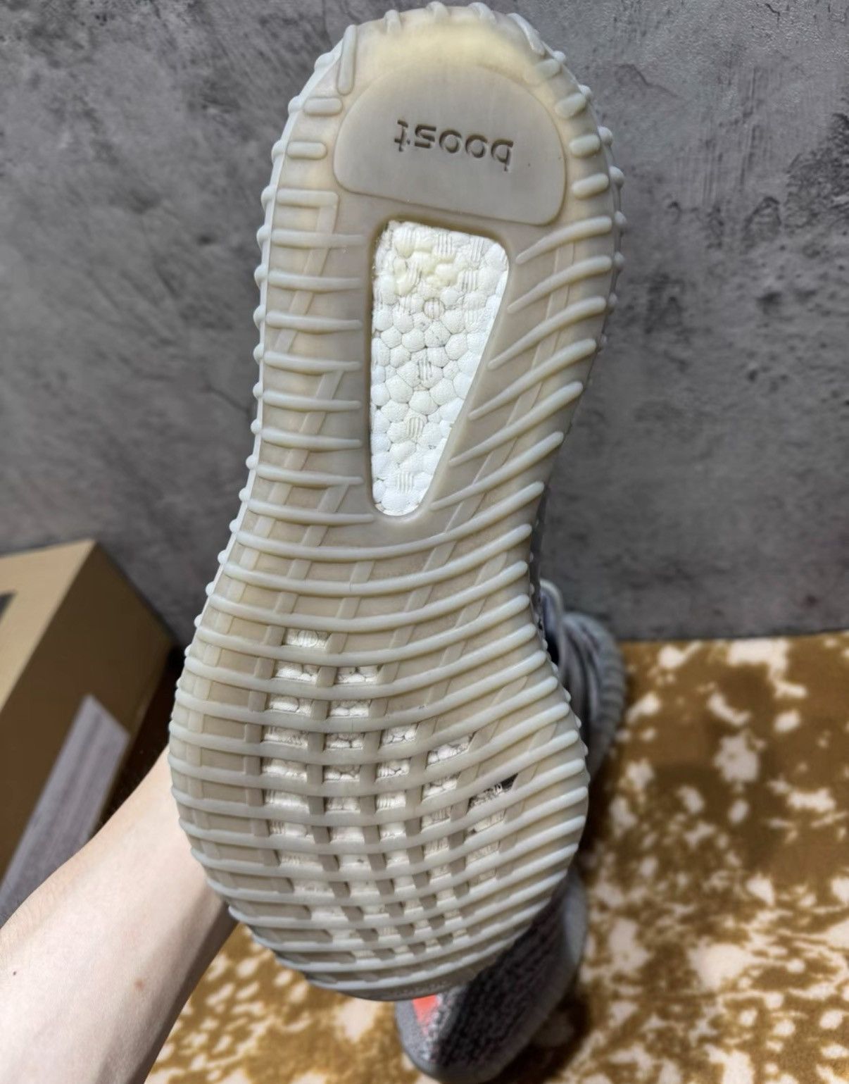 Adidas Adidas Yeezy 350 Grey Orange Reflective K37 Size US 13 / EU 46 - 7 Thumbnail