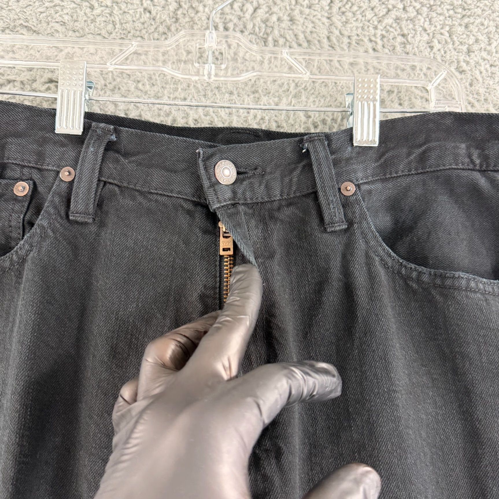 Polo Ralph Lauren Polo Ralph Lauren Jeans Mens Size 34x32 Black Denim Straight Leg 100% Cotton Size US S / EU 44-46 / 1 - 3 Thumbnail