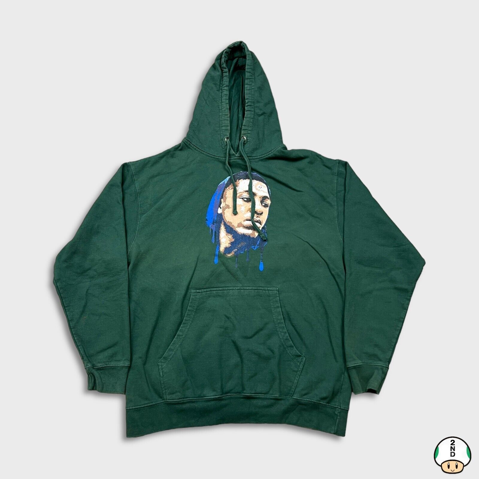 Rap Tees NBA Youngboy Independent Hoodie Large Hip Hop Rap Hooded Size US L / EU 52-54 / 3 - 1 Thumbnail