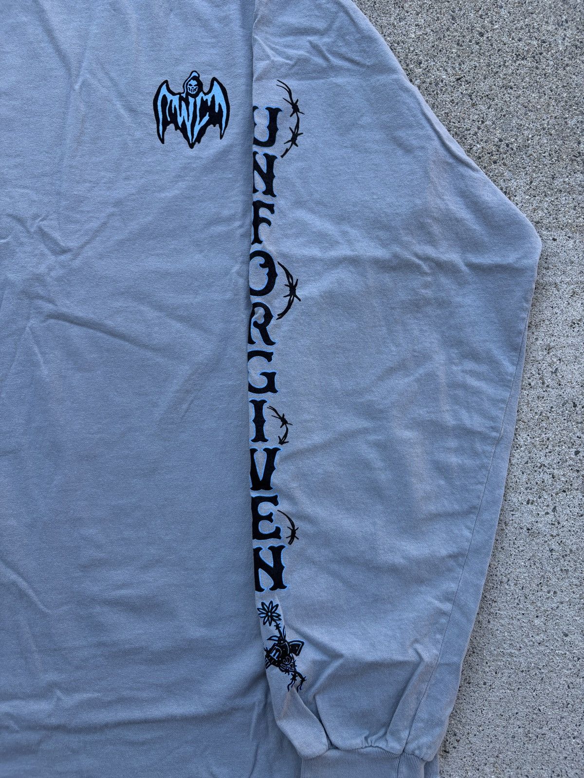 Warren Lotas 2022 Warren Lotas “UNFORGIVEN” Blue Grey L/S Shirt Size L Size US L / EU 52-54 / 3 - 5 Thumbnail