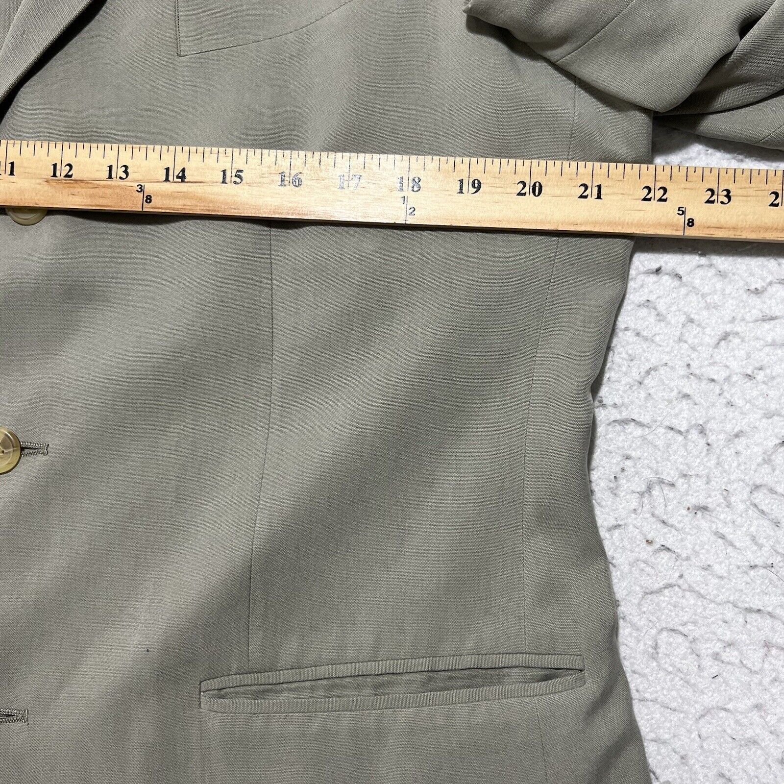 Nautica Nautica Silk Sage Green/Gray Suit Jacket Sport Coat 42R Size 42R - 9 Thumbnail
