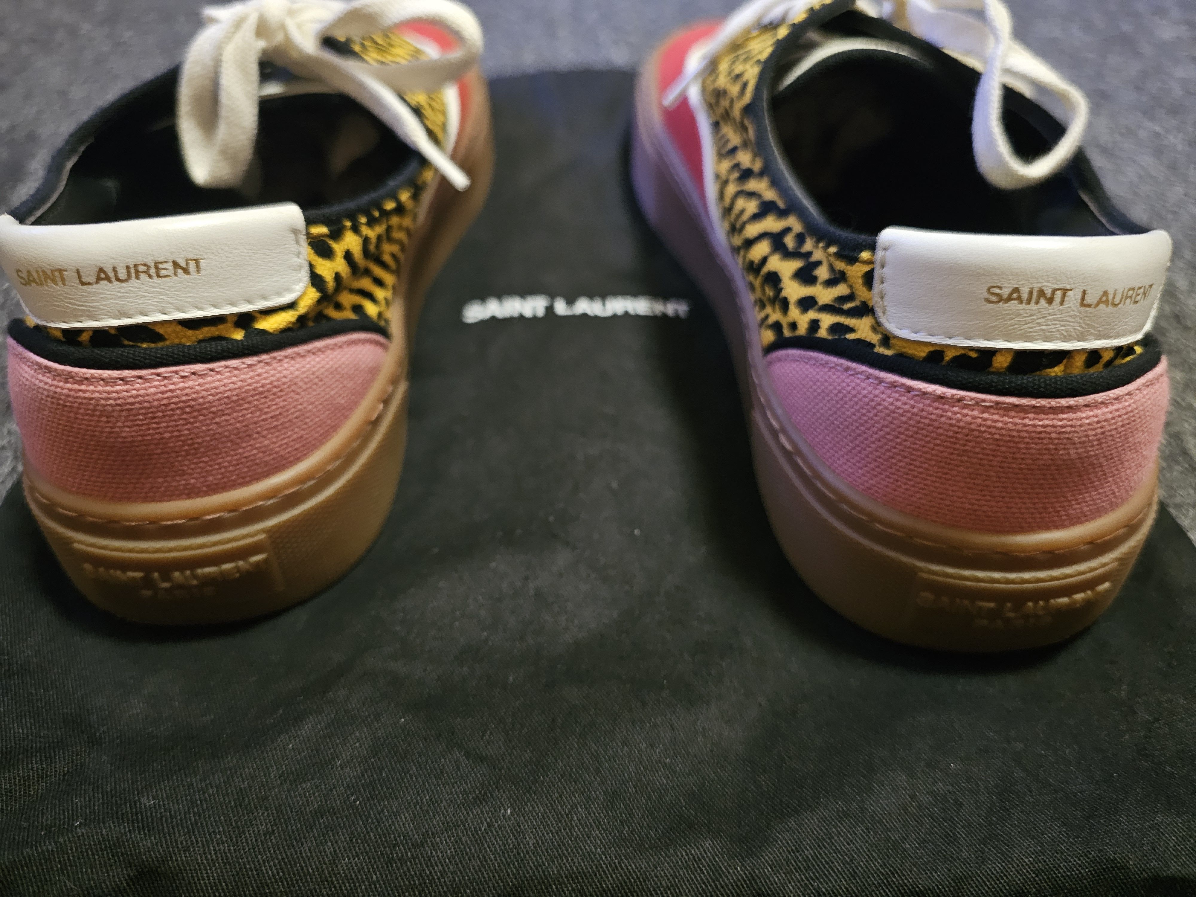 Saint Laurent Paris Saint Laurent Leopard low-top sneakers Shoes Size 40 Size US 7 / EU 40 - 5 Thumbnail