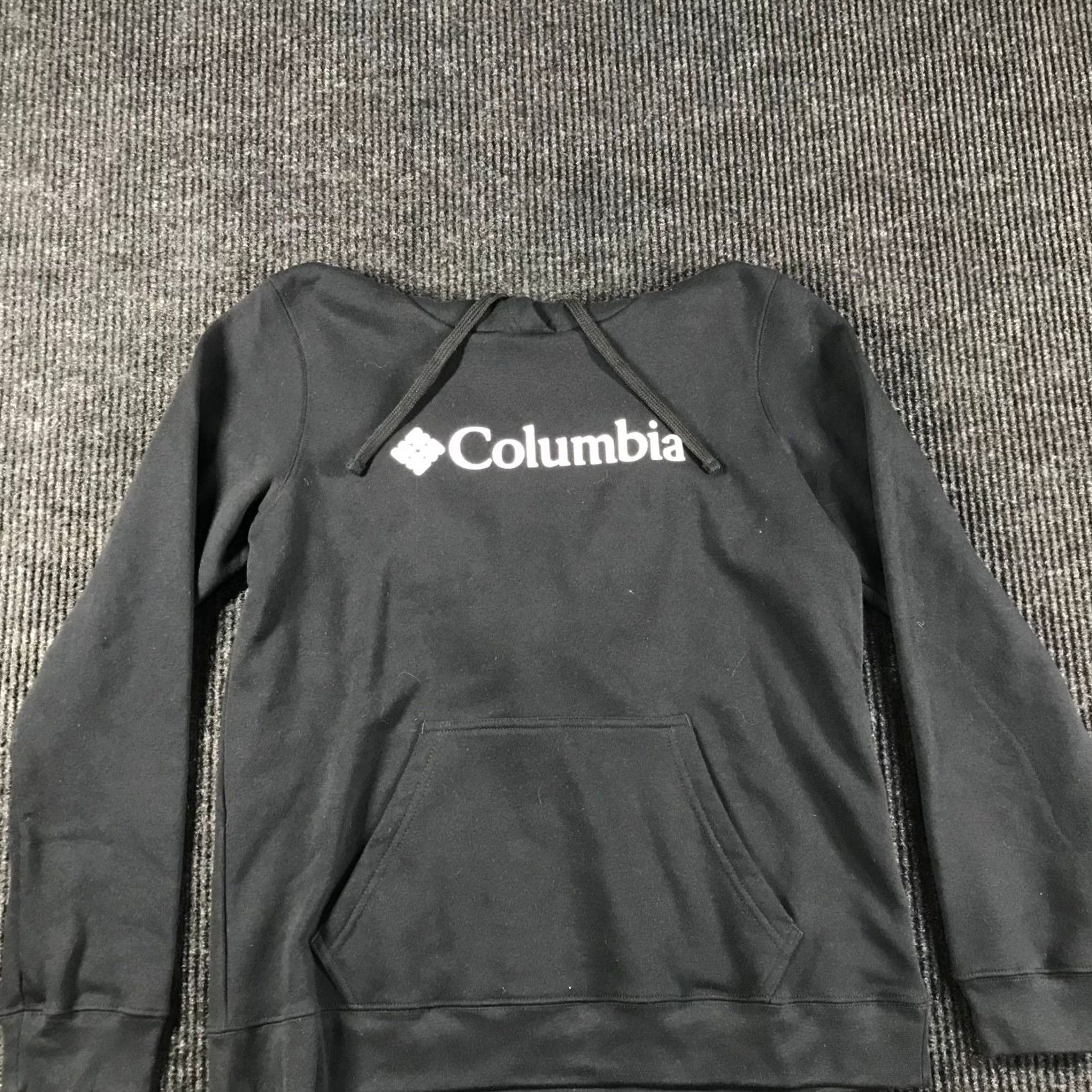 Logo 7 VINTAGE? No — Columbia Trek Graphic Hoodie Womens M Black Logo Sweatshirt AL9594-009 NWT Size M / US 6-8 / IT 42-44 - 2 Thumbnail