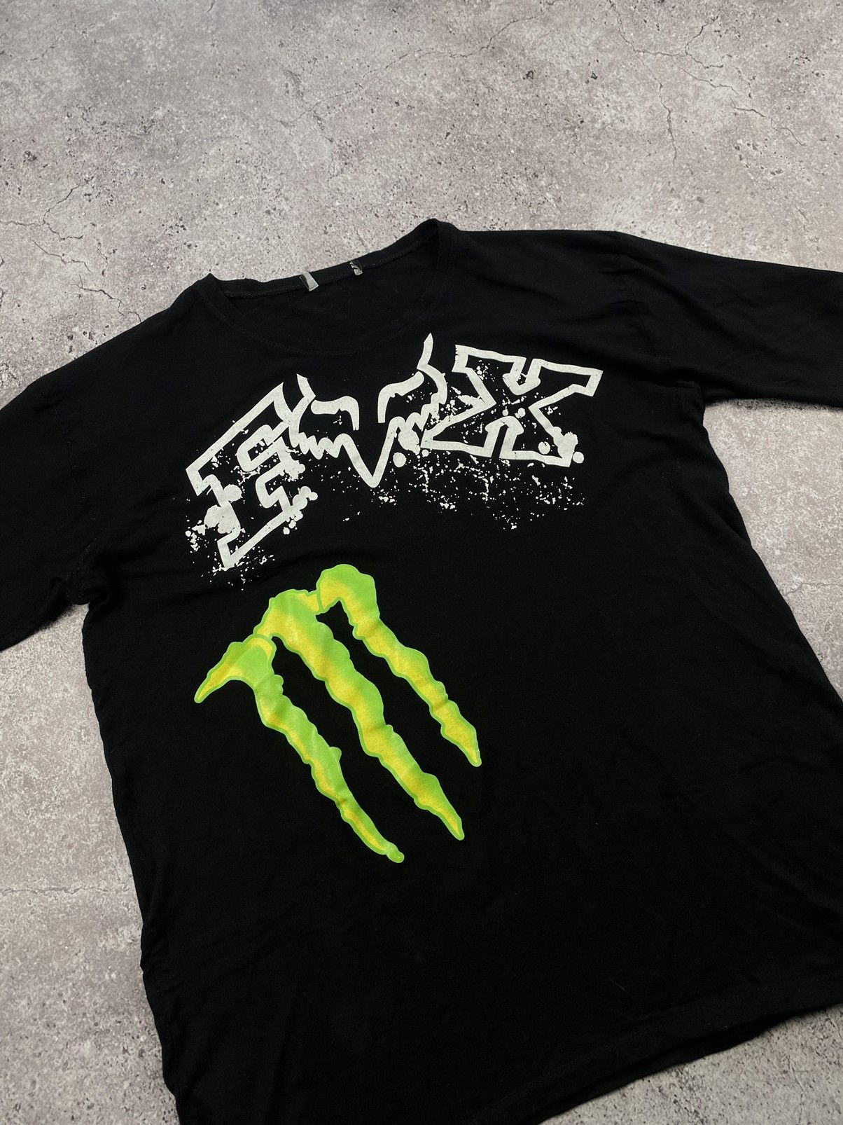 Affliction Y2K FOX RACING X MONSTER TEE T-SHIRT VERY RARE HYPE Size US S / EU 44-46 / 1 - 2 Thumbnail