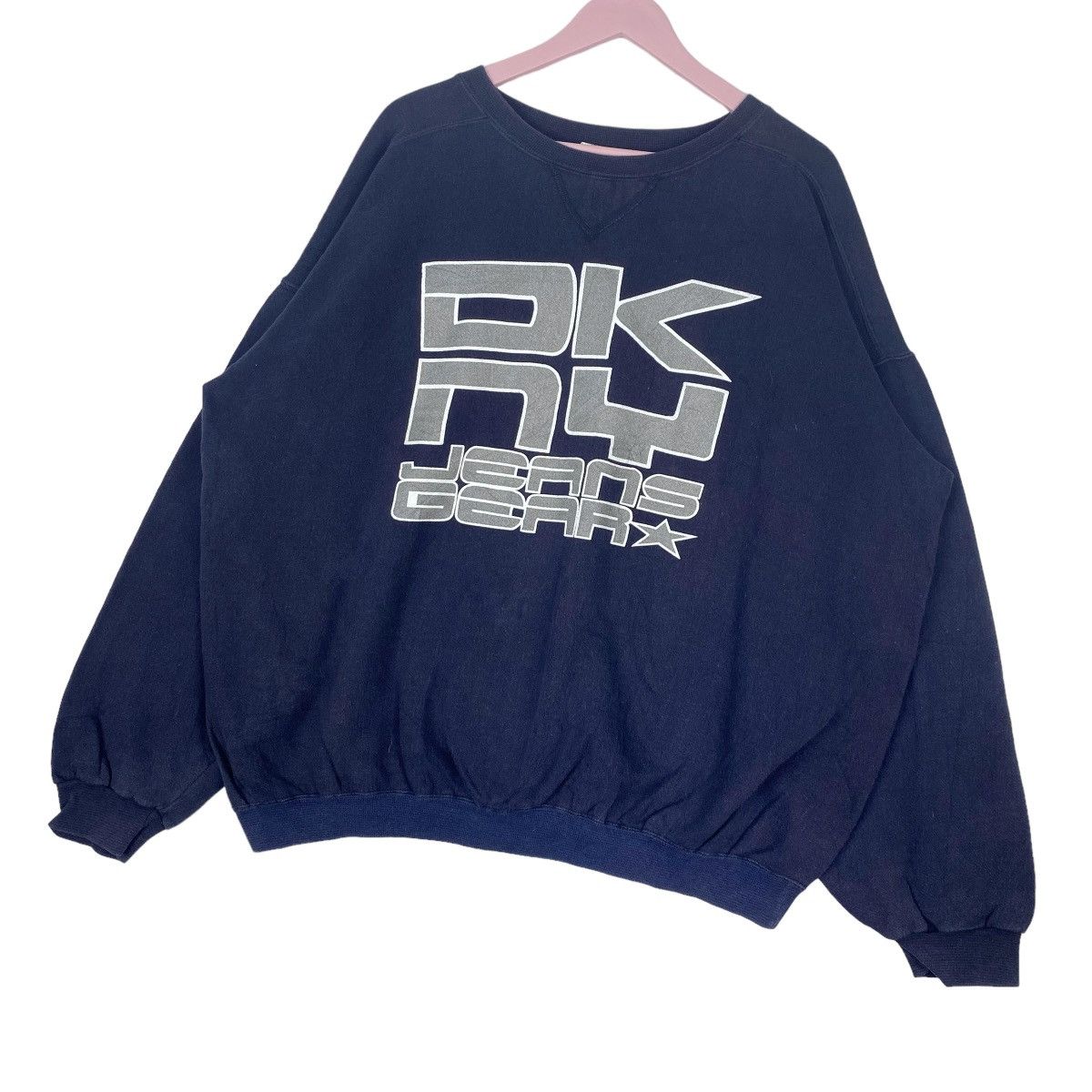 DKNY DKNY Jeans Gear Sweatshirt Crewneck Pullover Jumper Size US XXL / EU 58 / 5 - 3 Thumbnail