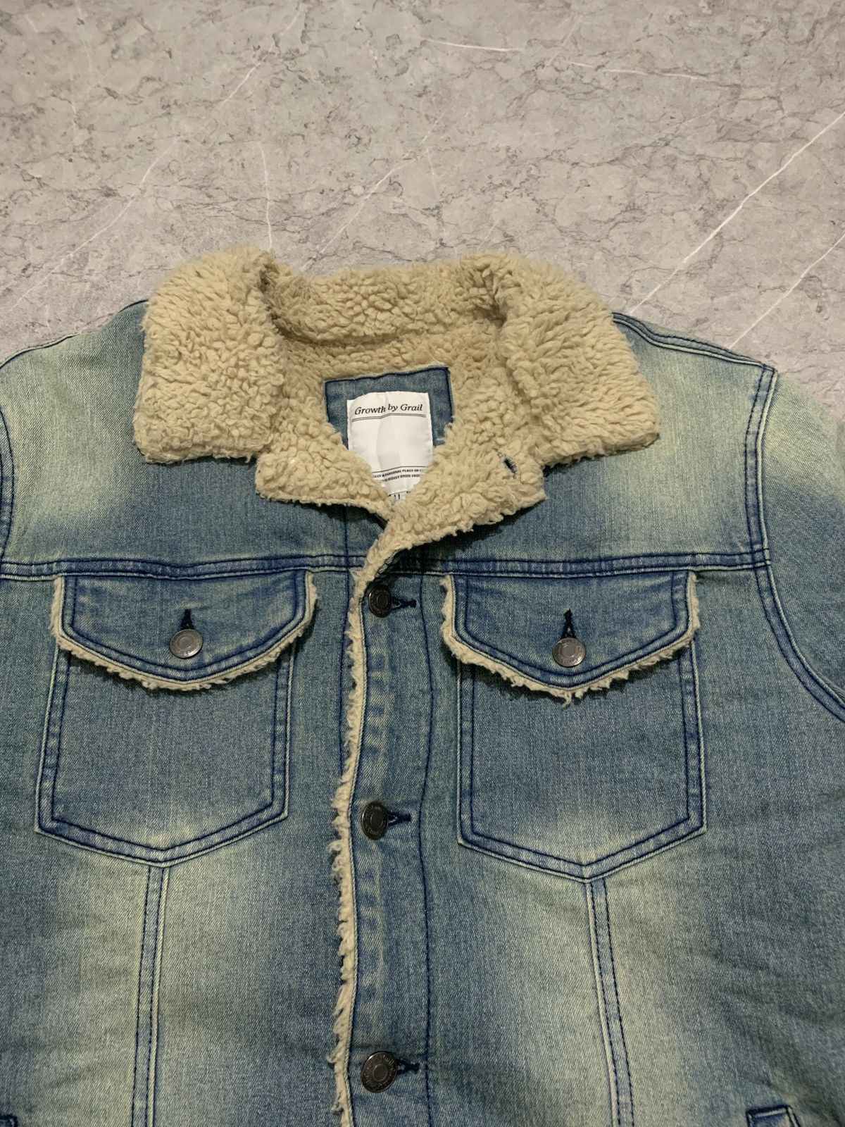 Other Growth By Grail Denim Jacket Size US XL / EU 56 / 4 - 4 Thumbnail