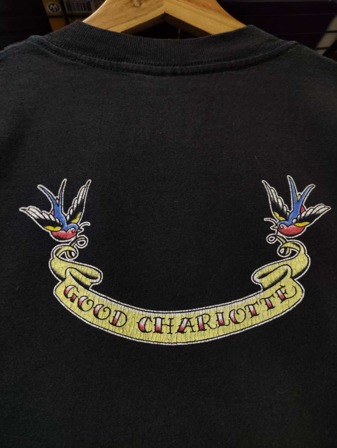 Band Tees × Vintage Vtg 00's Good Charlotte " Old School Tattoo " T-Shirt Size US L / EU 52-54 / 3 - 1 Thumbnail