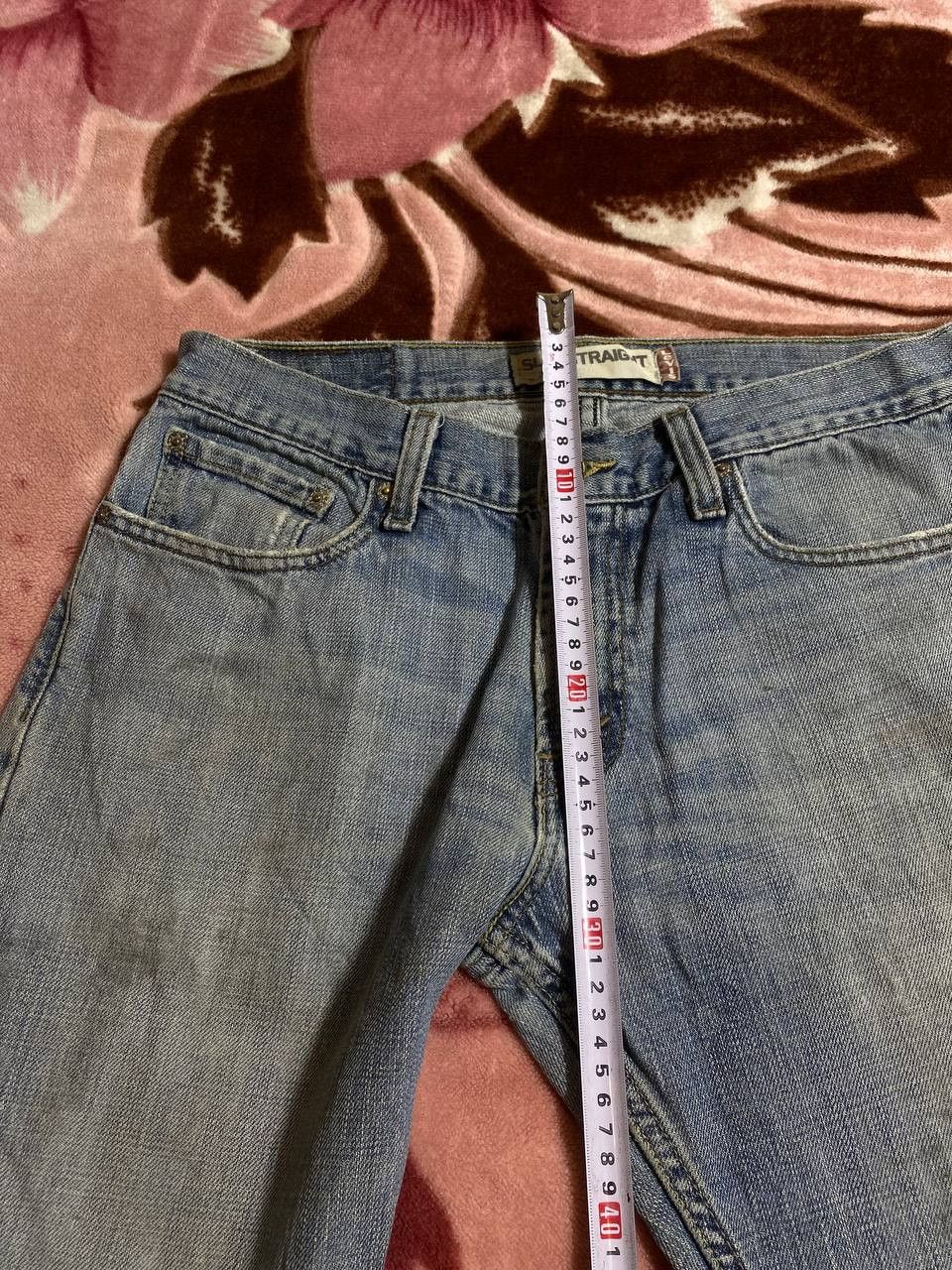 Levi's × Vintage 90s Vintage Levi’s 514 Orange Tag Distressed Faded Jeans Size US 32 / EU 48 - 6 Thumbnail
