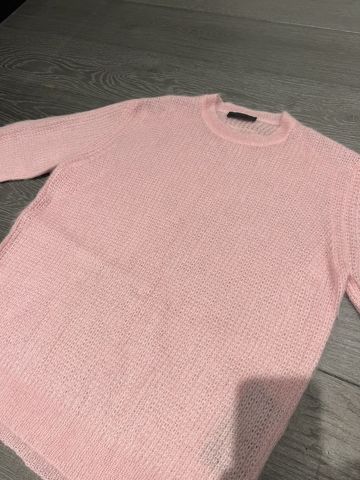 Prada Prada Crew Neck Mohair Blend Pink Sweater Size US M / EU 48-50 / 2 - 3 Thumbnail