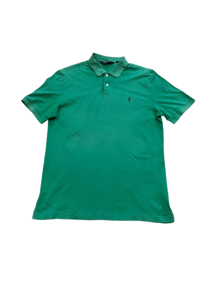 Polo Ralph Lauren Vintage Polo Ralph Lauren Regular Fit Green Polo Size L Size US L / EU 52-54 / 3 - 1 Thumbnail