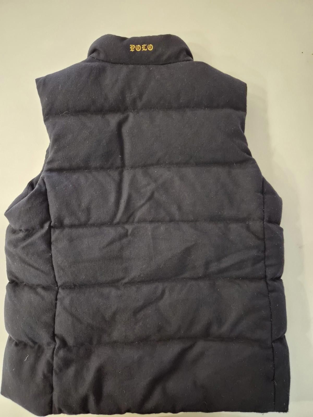 Polo Ralph Lauren Polo Ralph Lauren Crest Vest Wool White Duck Down Navy M Size US M / EU 48-50 / 2 - 5 Thumbnail