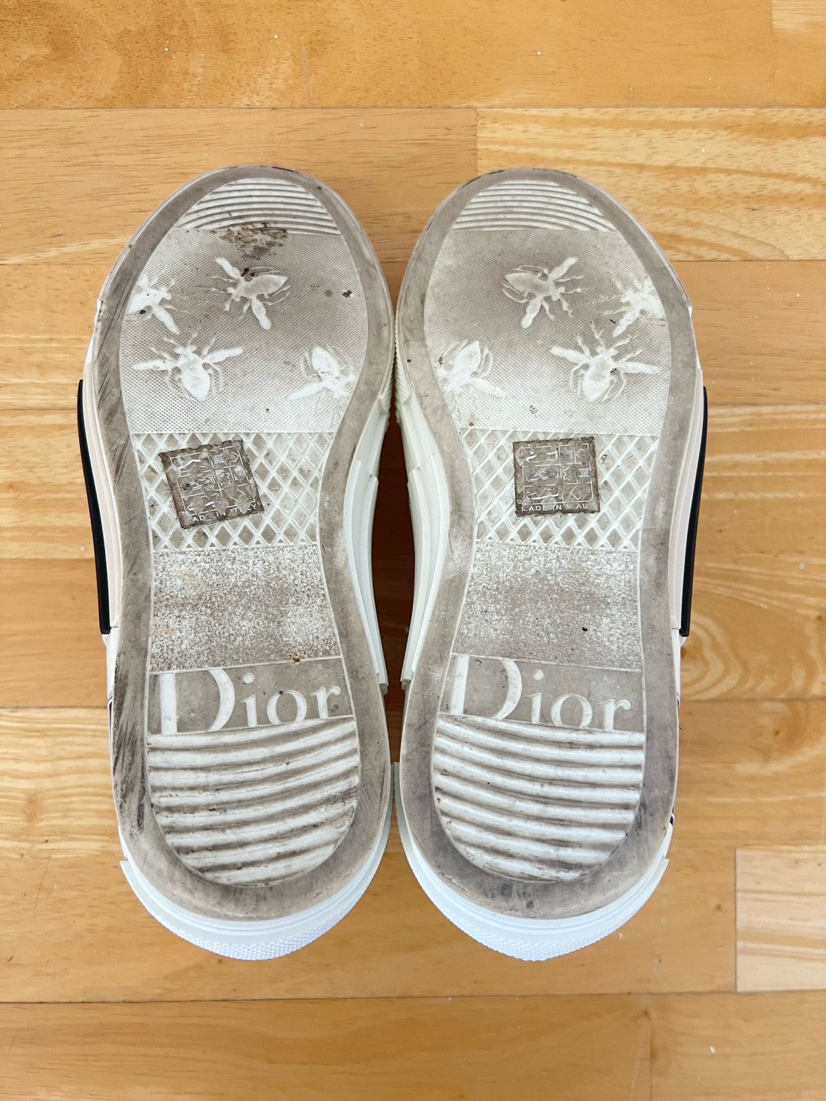 Dior 40 Dior OG B23 Oblique Black White High Top Logo Sneakers Size US 7 / EU 40 - 11 Thumbnail